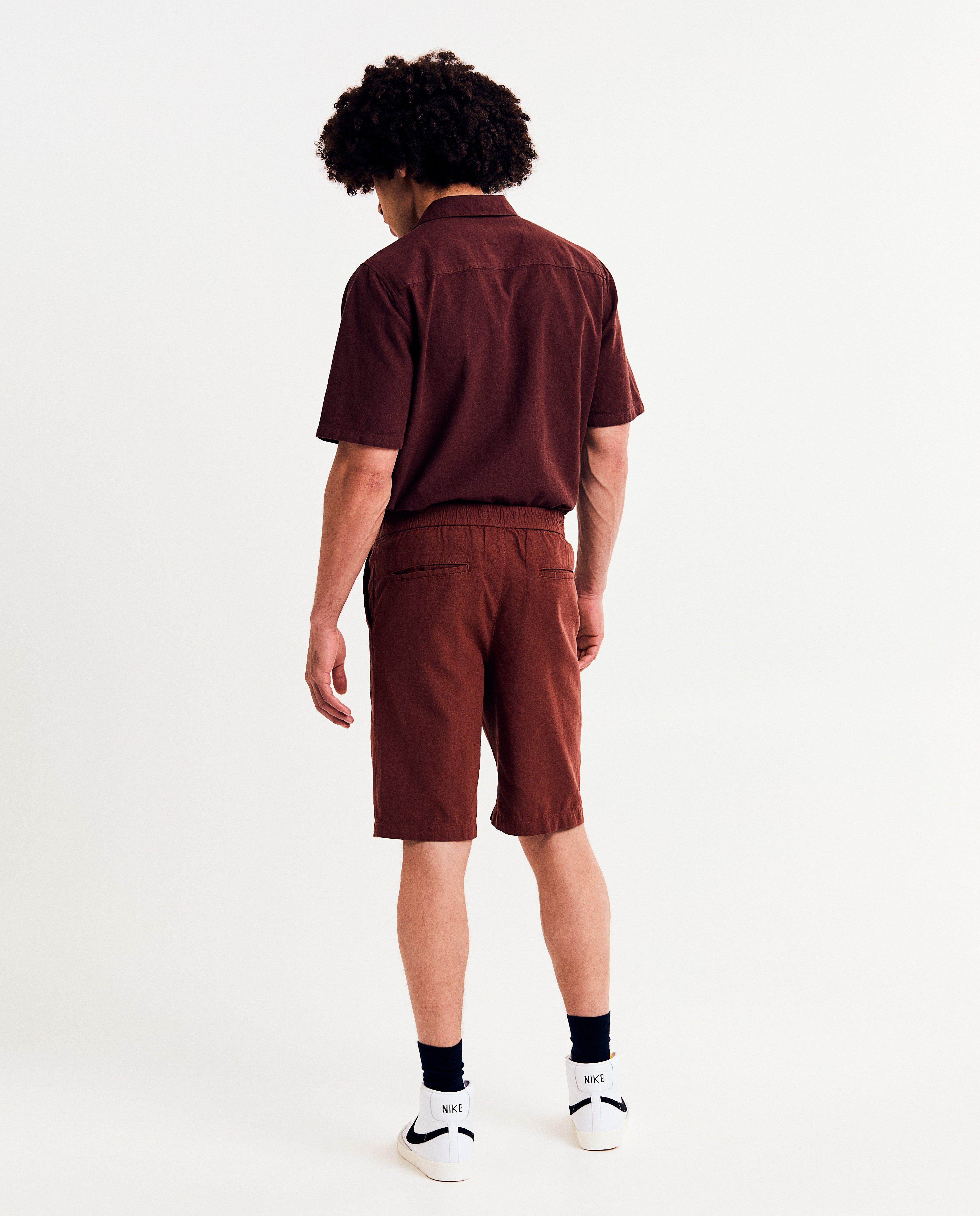 Shorten - Short met linnen, relaxed fit
