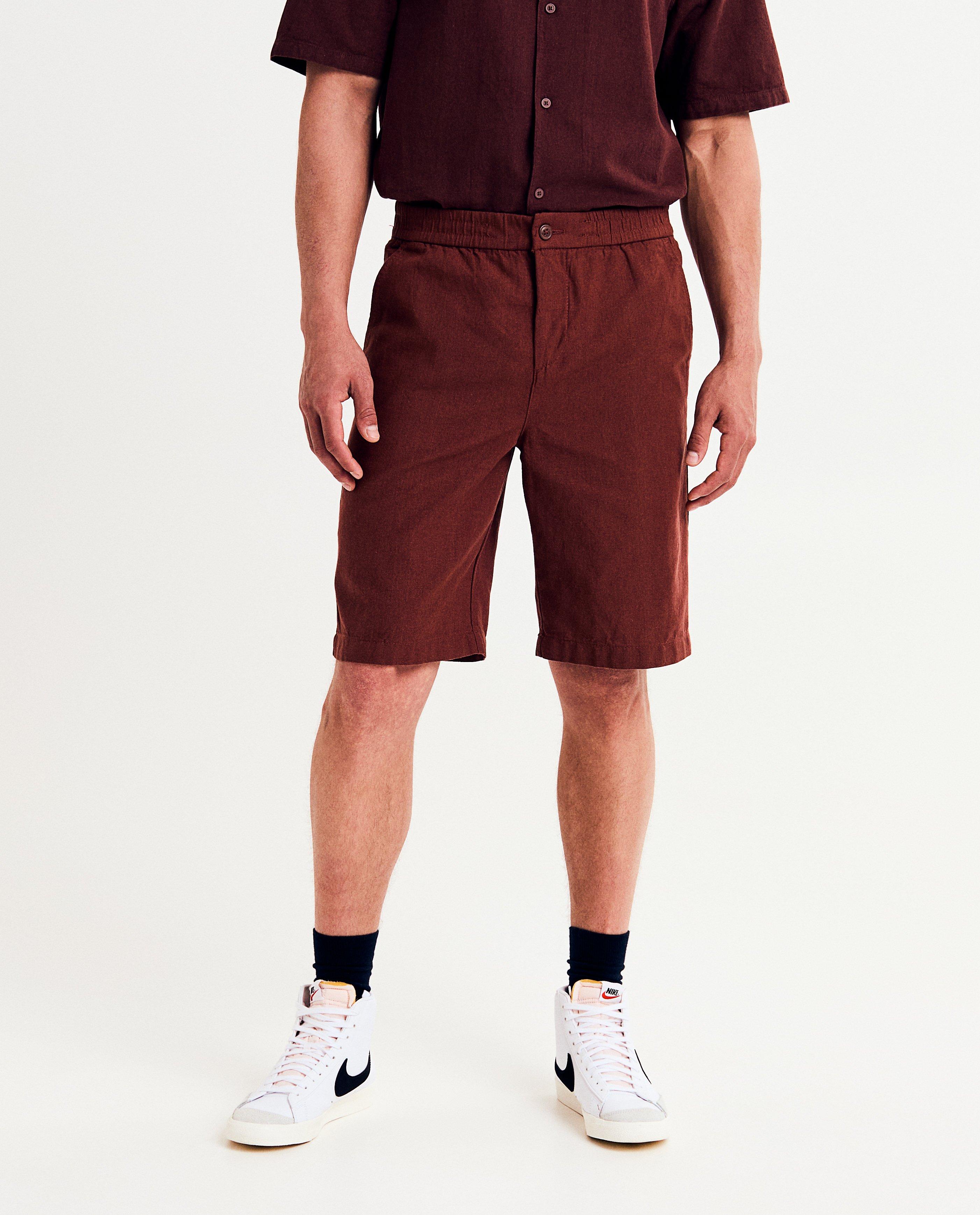 Shorten - Short met linnen, relaxed fit