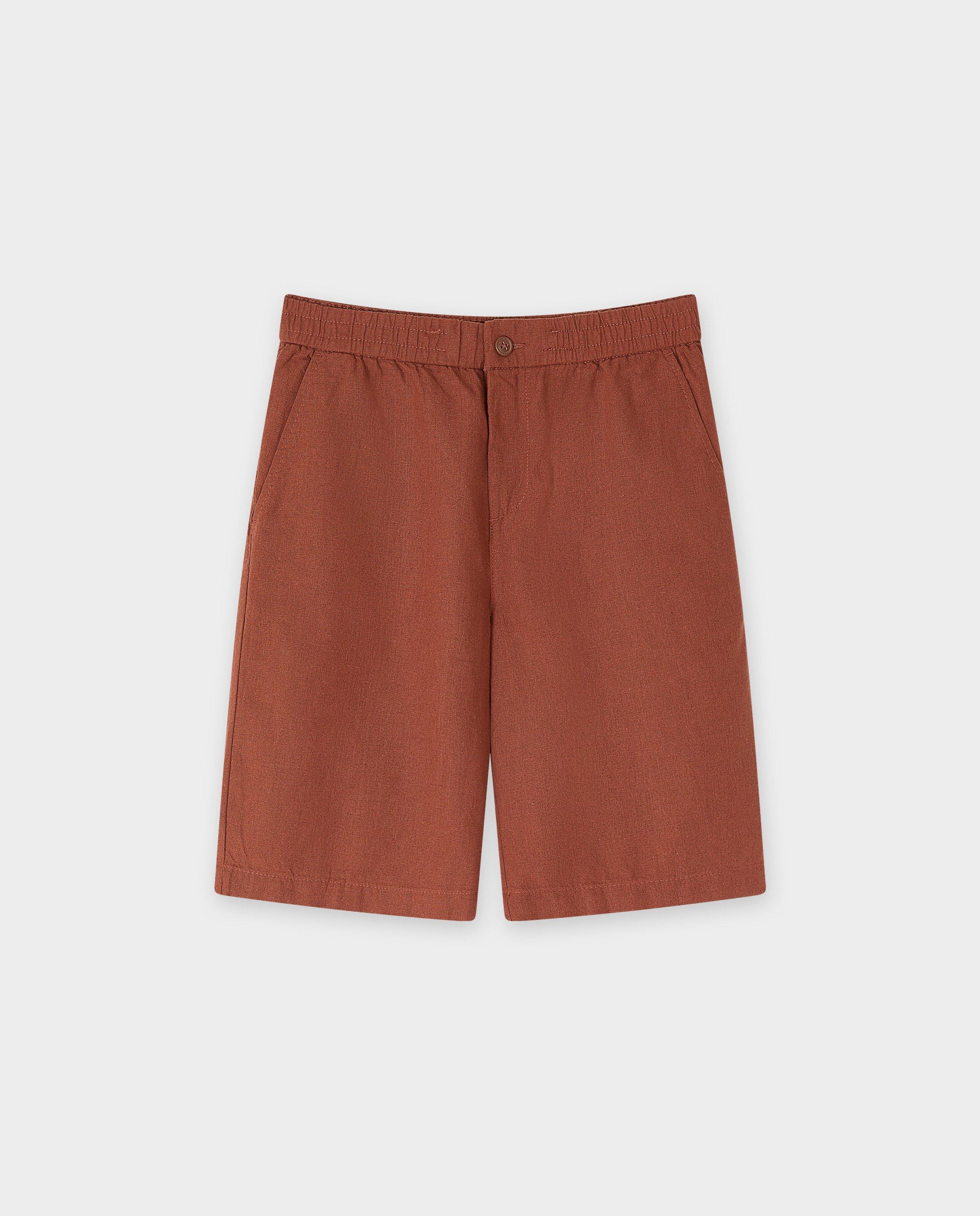 Shorten - Short met linnen, relaxed fit