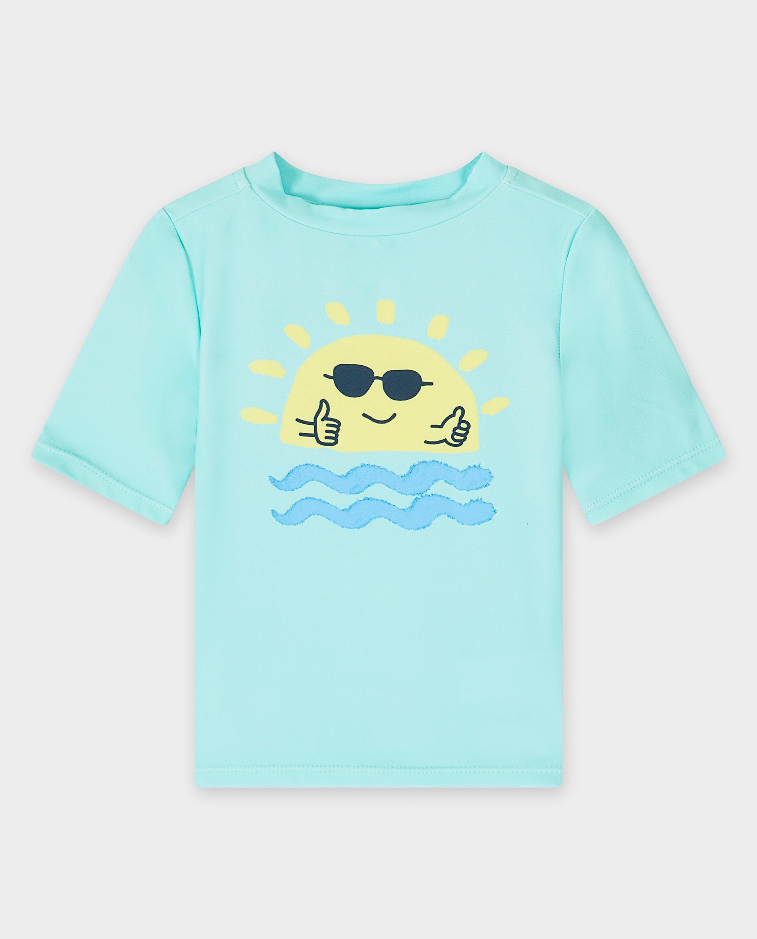 Top de natation avec un soleil imprimé, UPF 50+, 92-128 - null - Kidz Nation