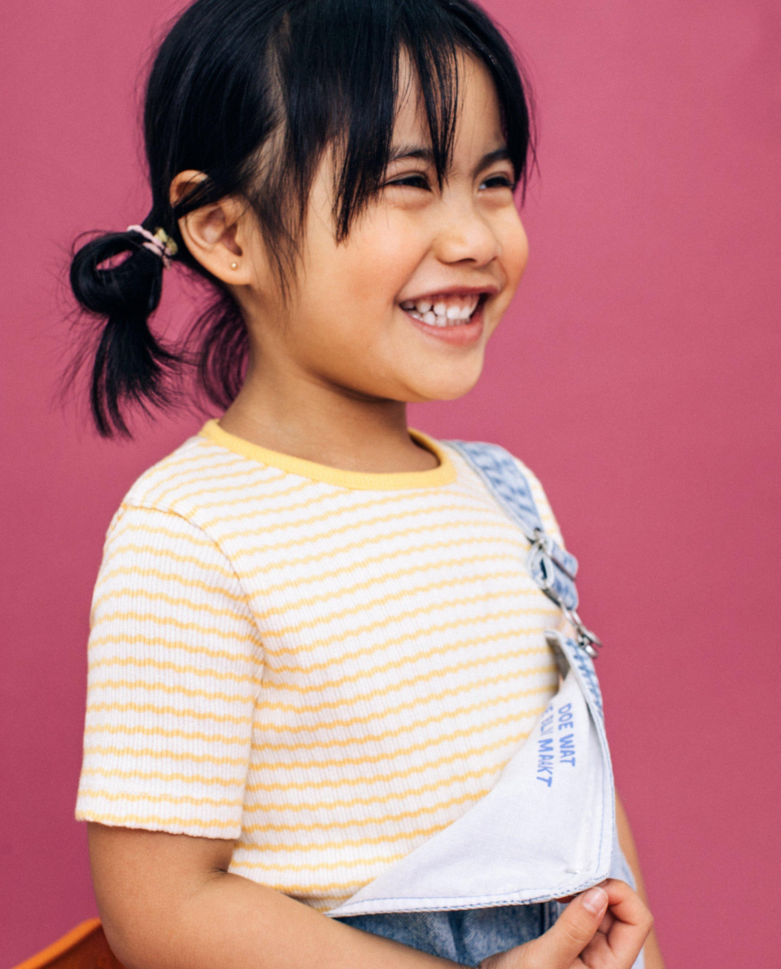 T-shirt met fijn ribpatroon, unisex - null - Elisabeth Lucie Baeten