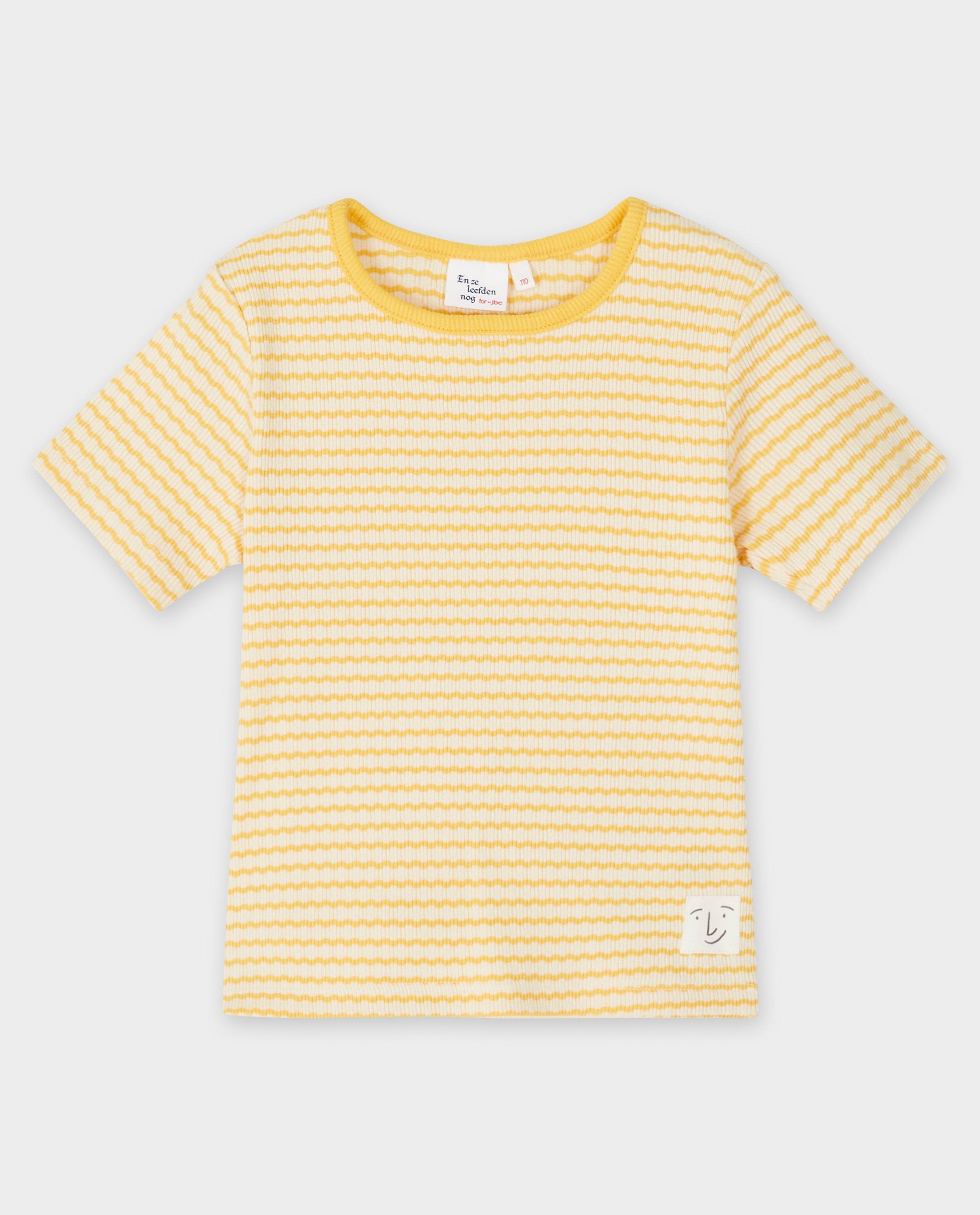 T-shirts - T-shirt met fijn ribpatroon, unisex