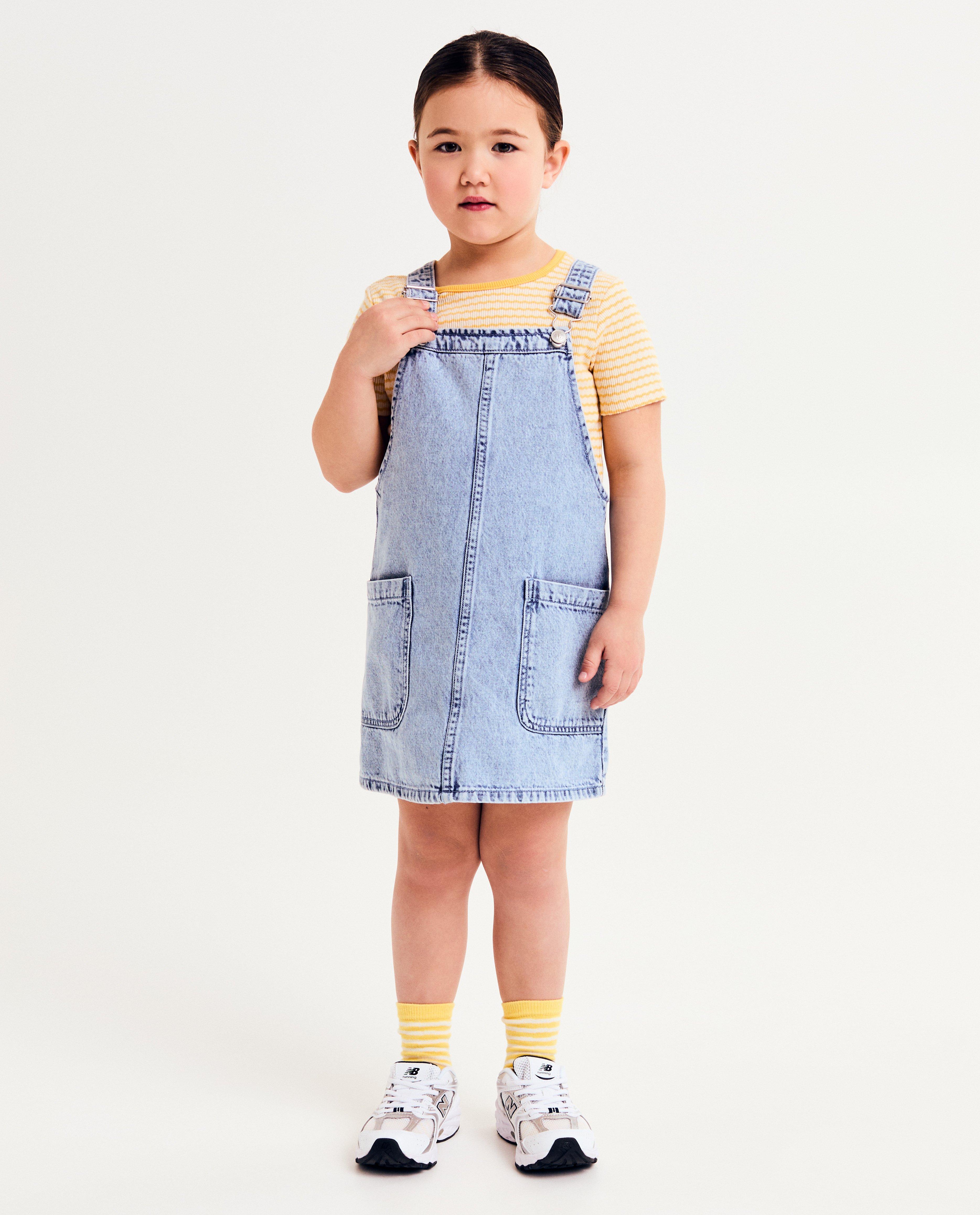 Kleedjes - Salopettejurk van jeans