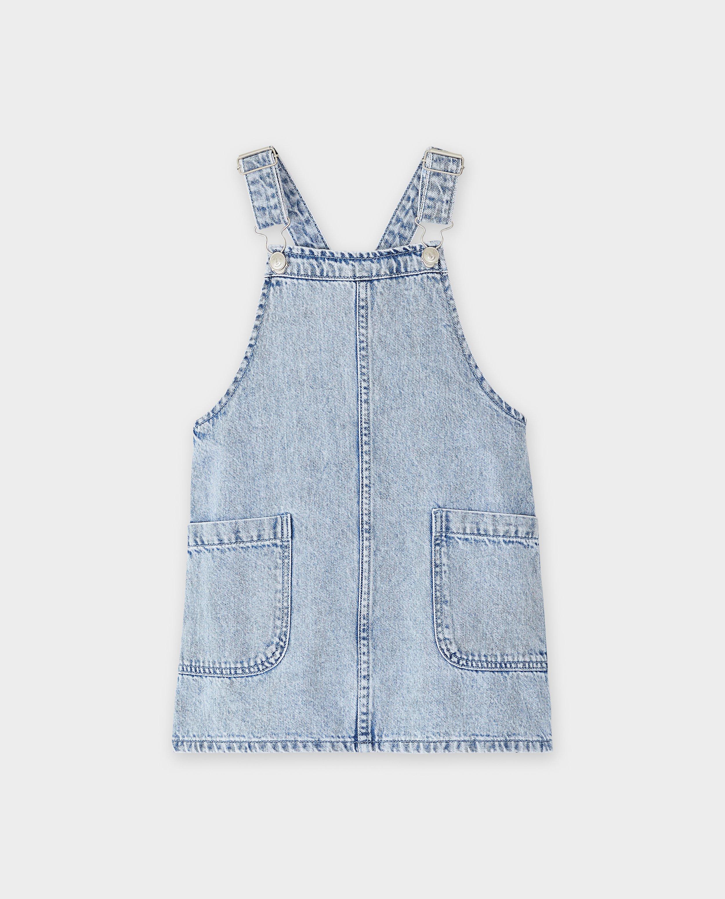 Kleedjes - Salopettejurk van jeans
