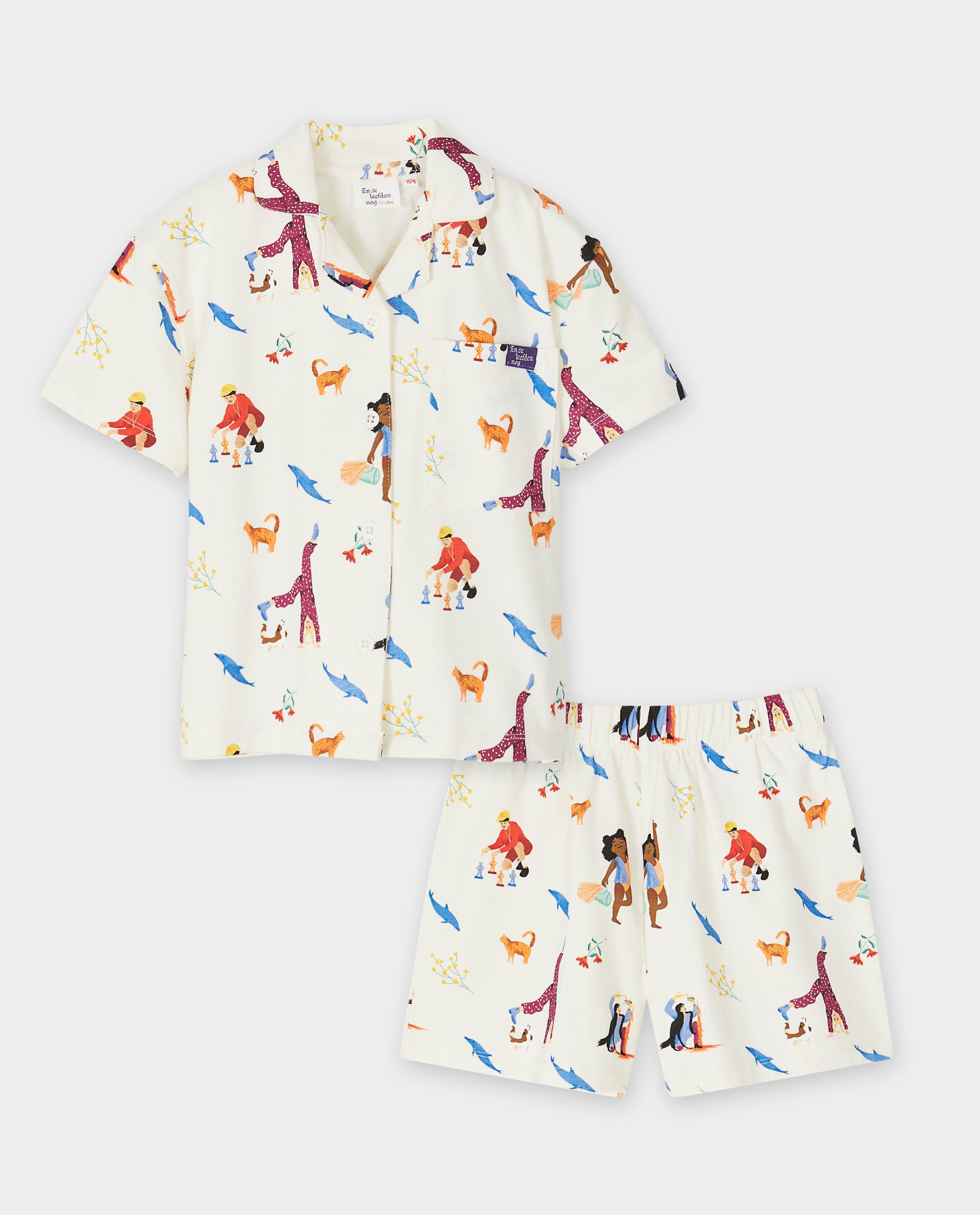Nachtkleding - Pyjama met print, unisex