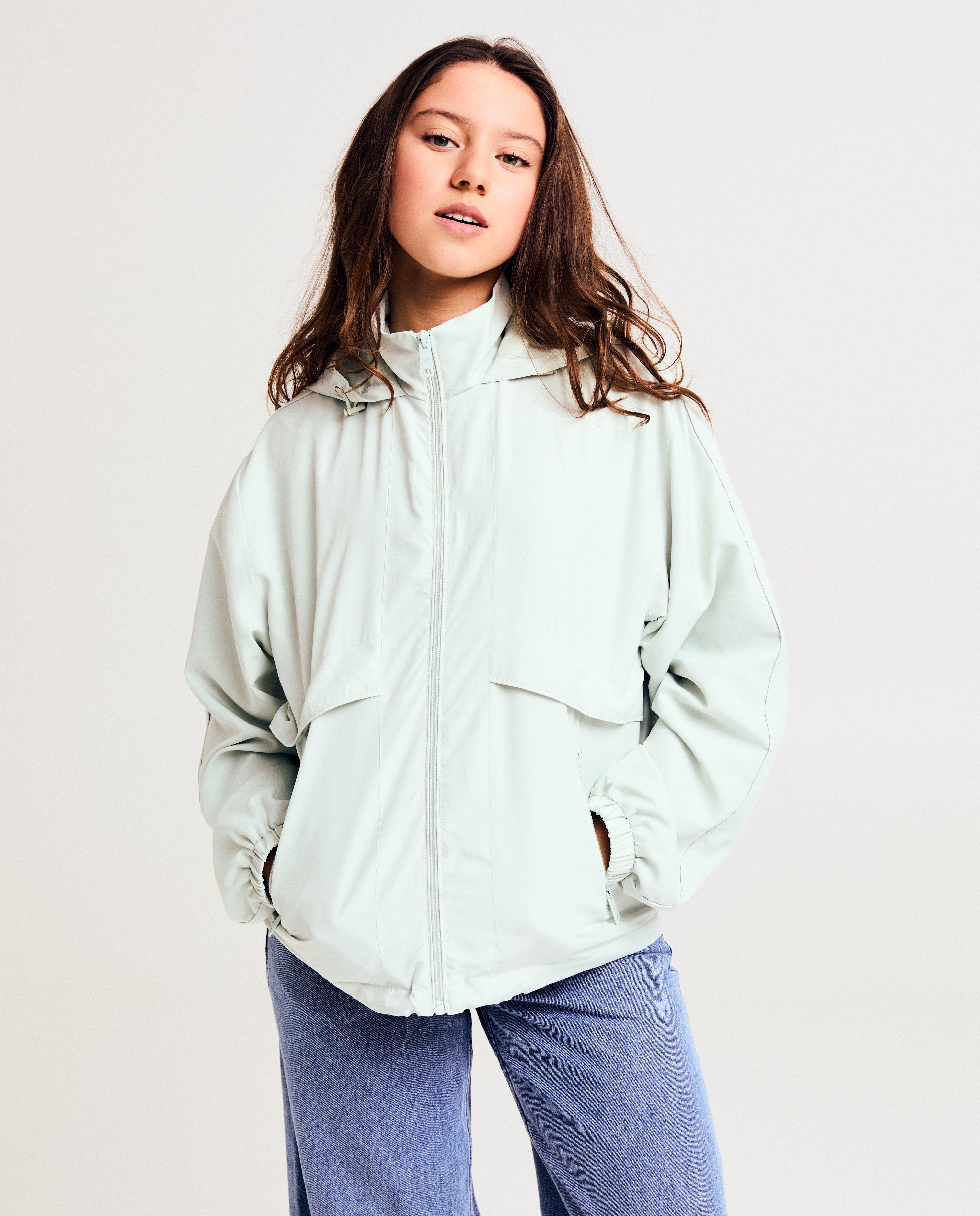 Lichtgroene jas van gerecycleerd polyester - null - Groggy
