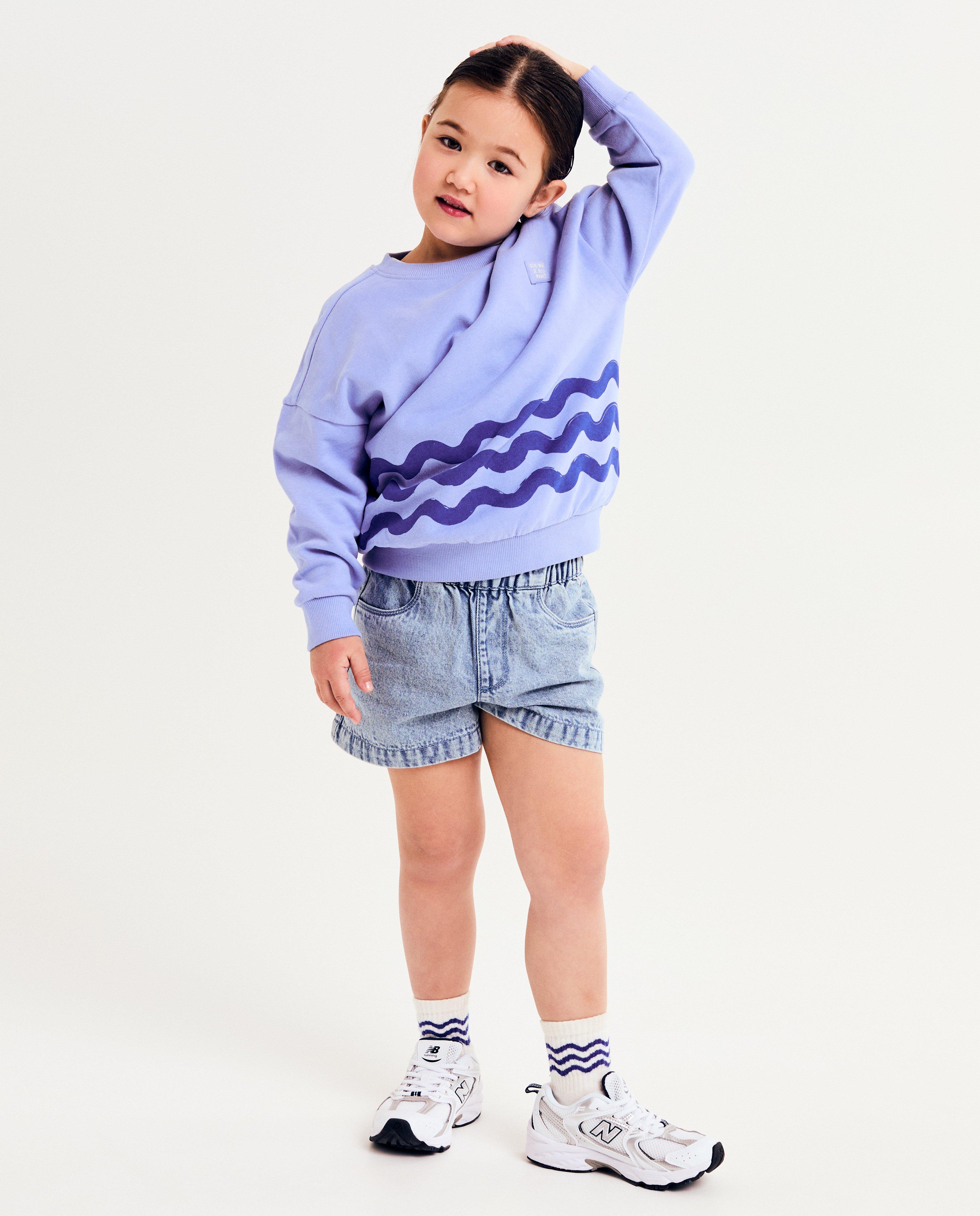 Sweaters - Sweater met golvende strepen, unisex