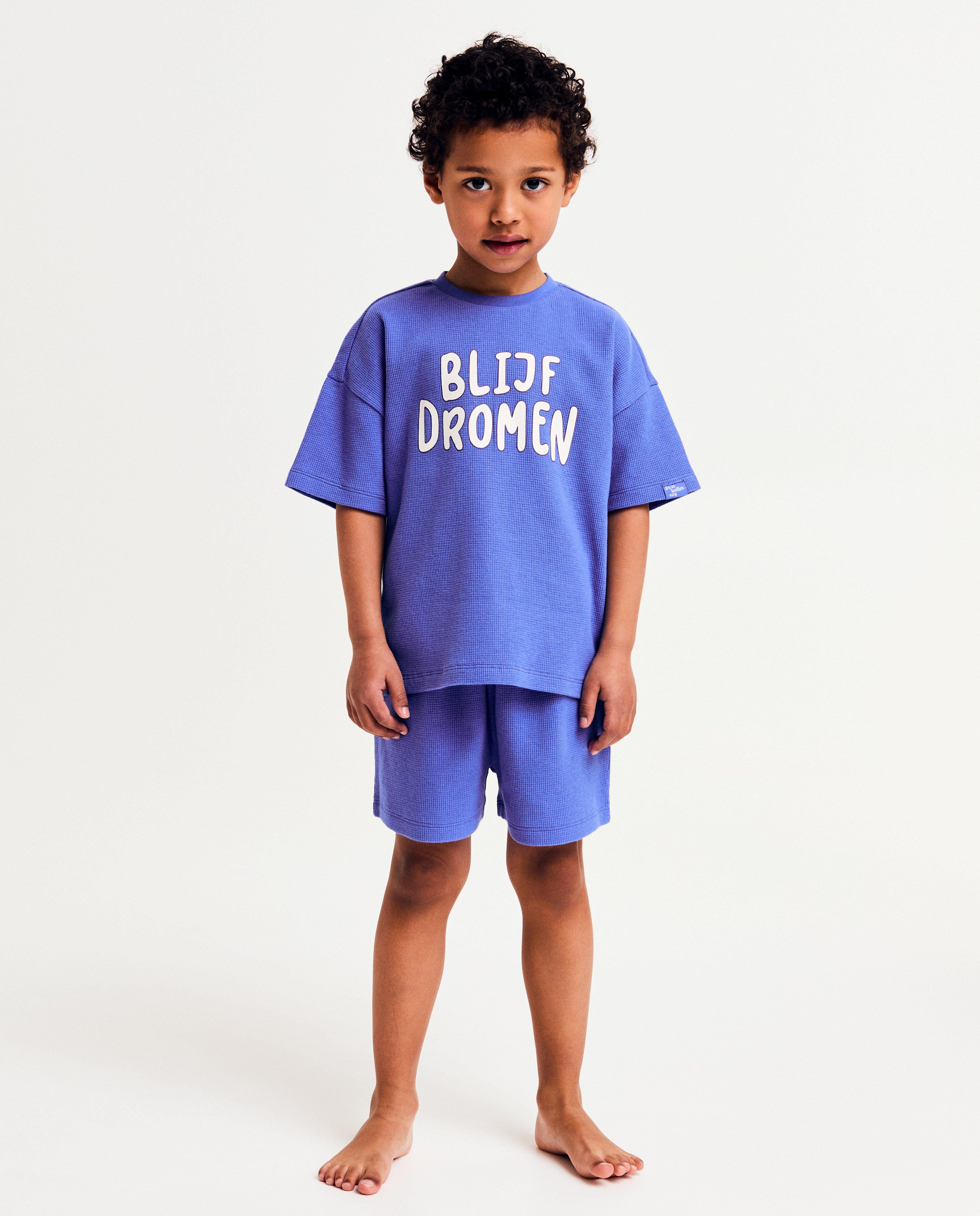 Nachtkleding - Pyjama met opschrift Blijf dromen, unisex