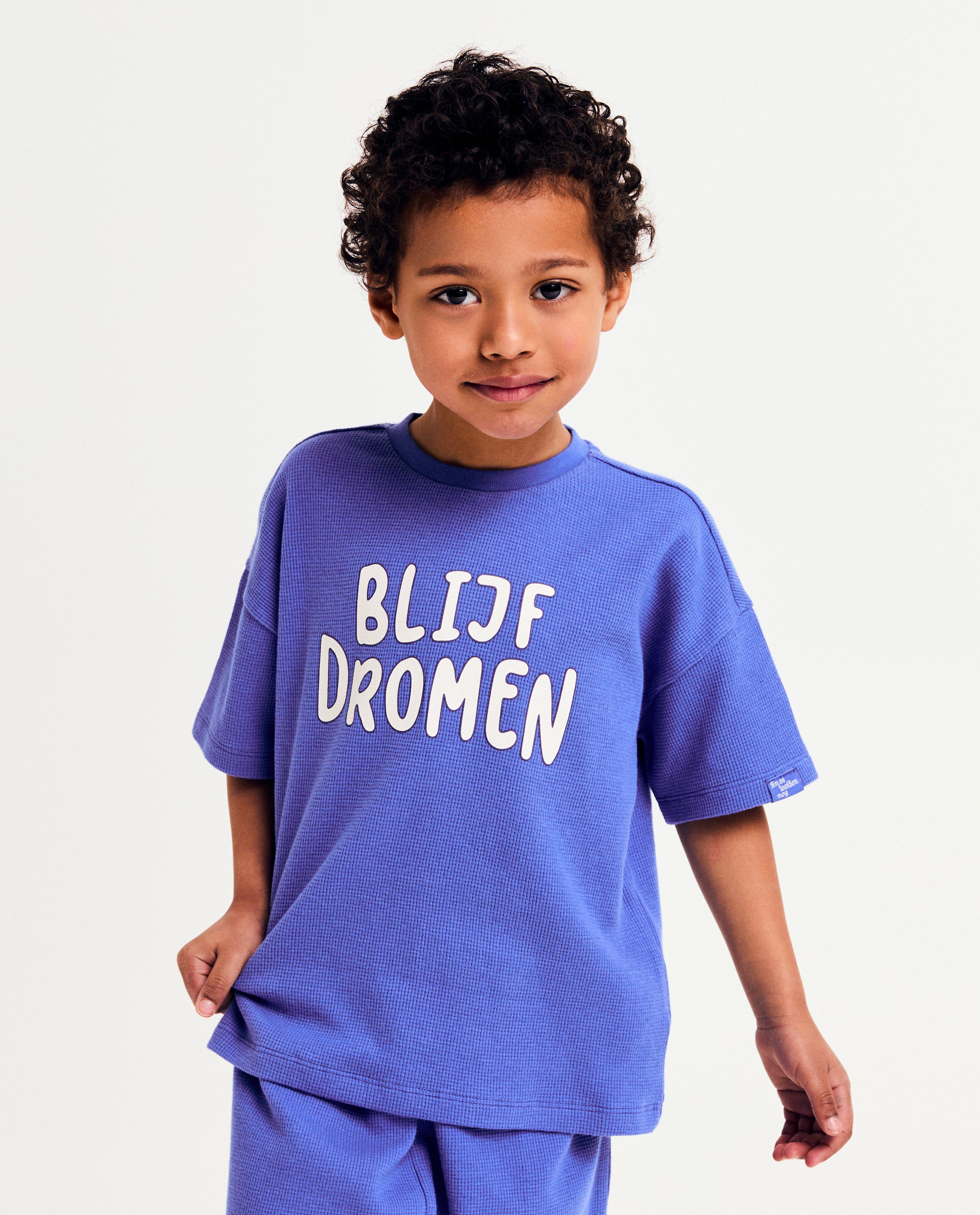 Nachtkleding - Pyjama met opschrift Blijf dromen, unisex