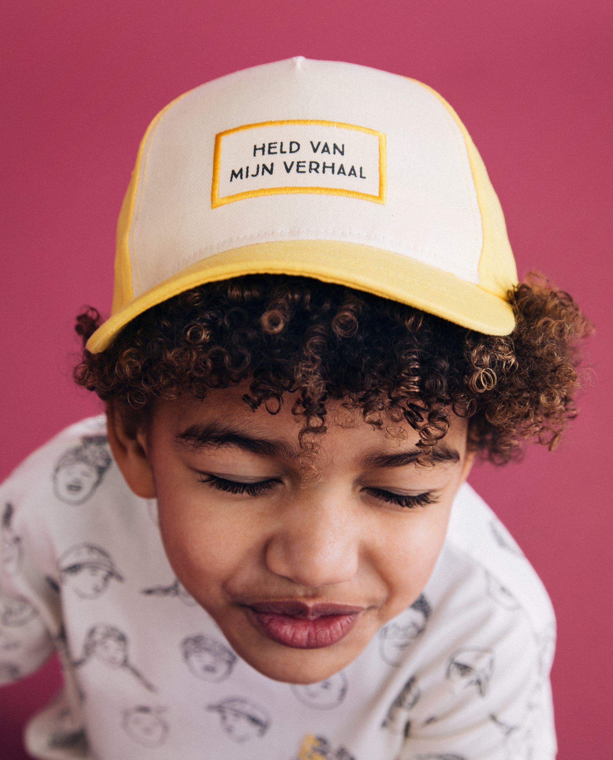 Pet met opschrift Held van mijn verhaal, unisex - null - Elisabeth Lucie Baeten