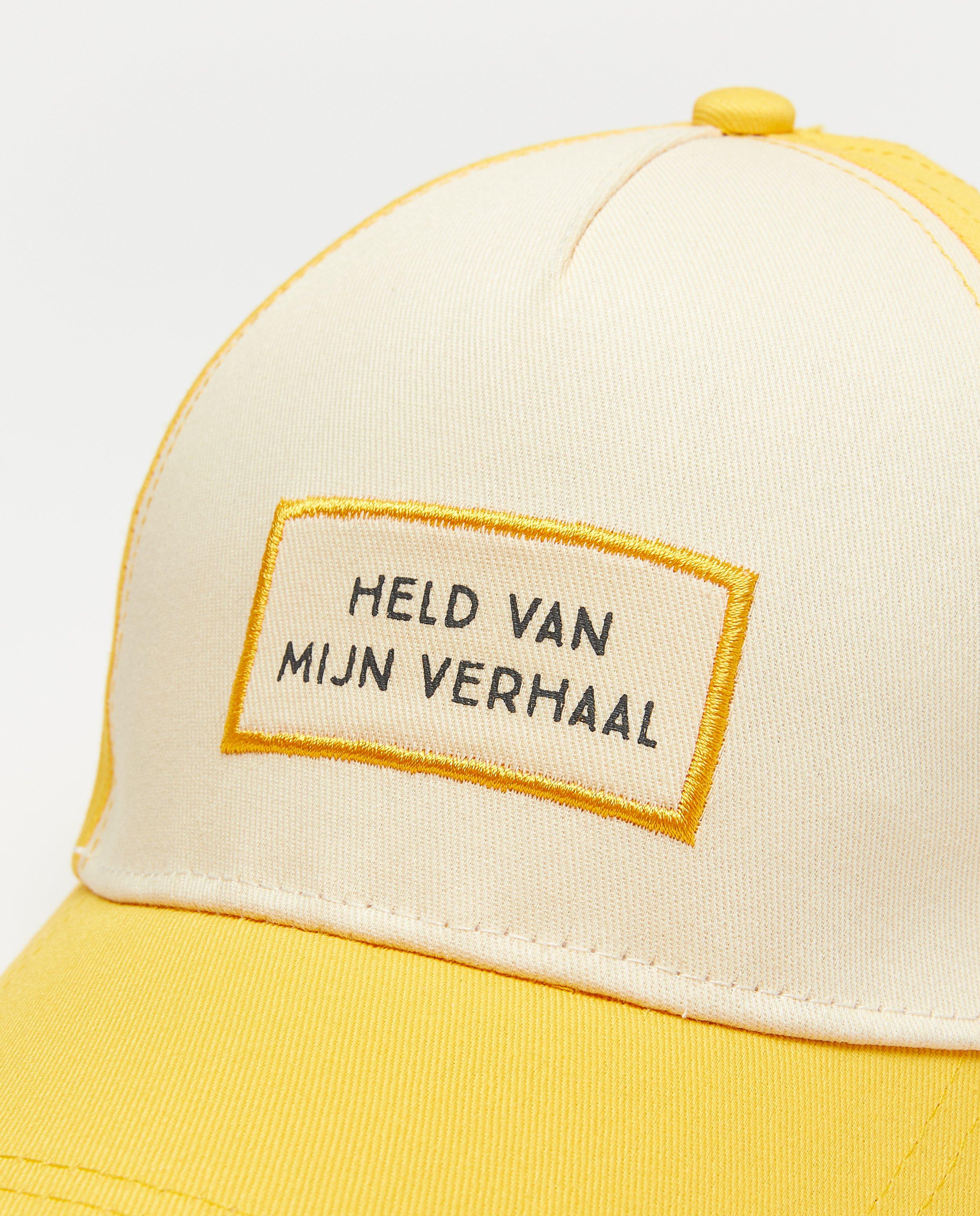 Breigoed - Pet met opschrift Held van mijn verhaal, unisex