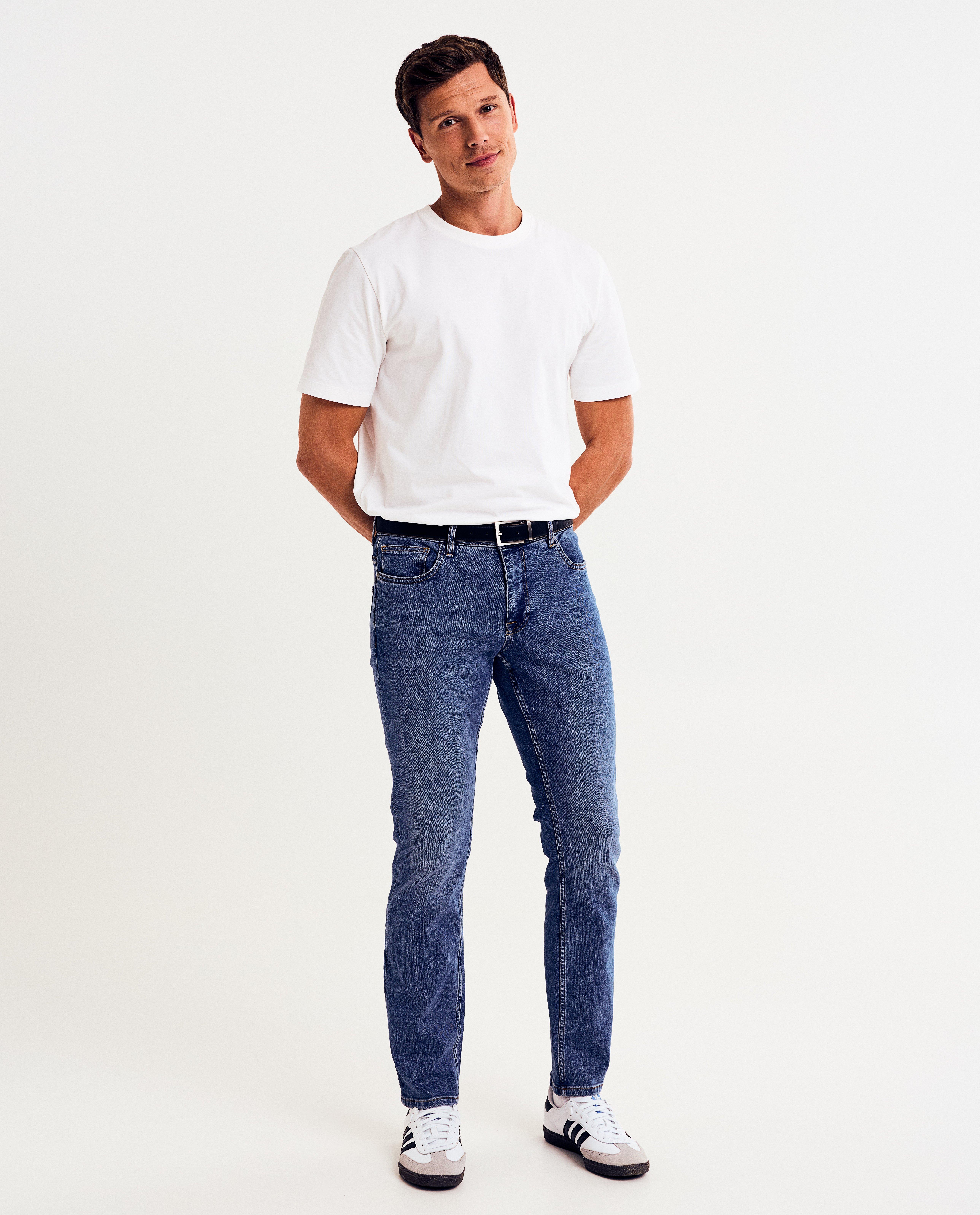 Jeans bleu, slim fit - null - Quarterback