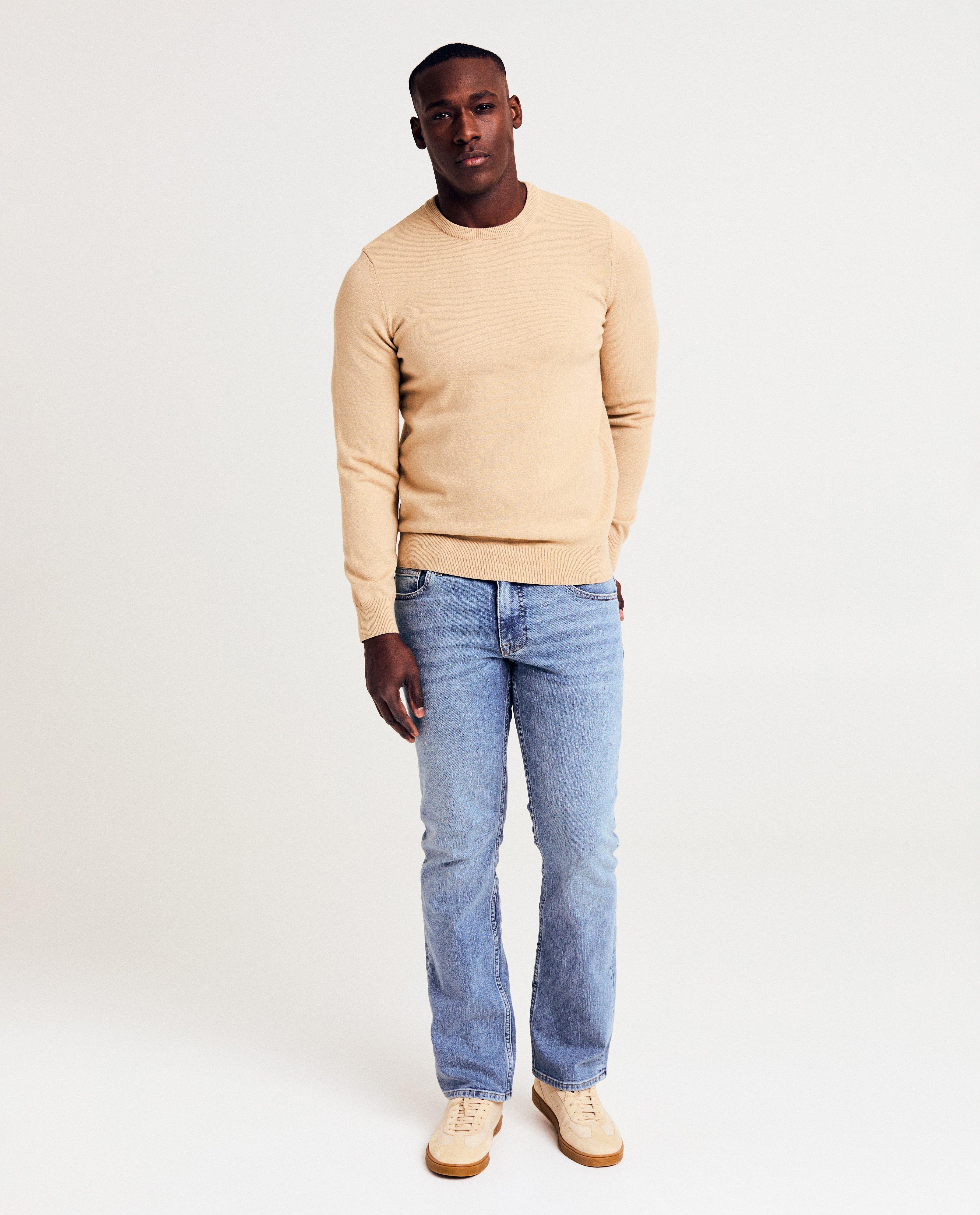 Blauwe jeans, straight fit - null - Quarterback