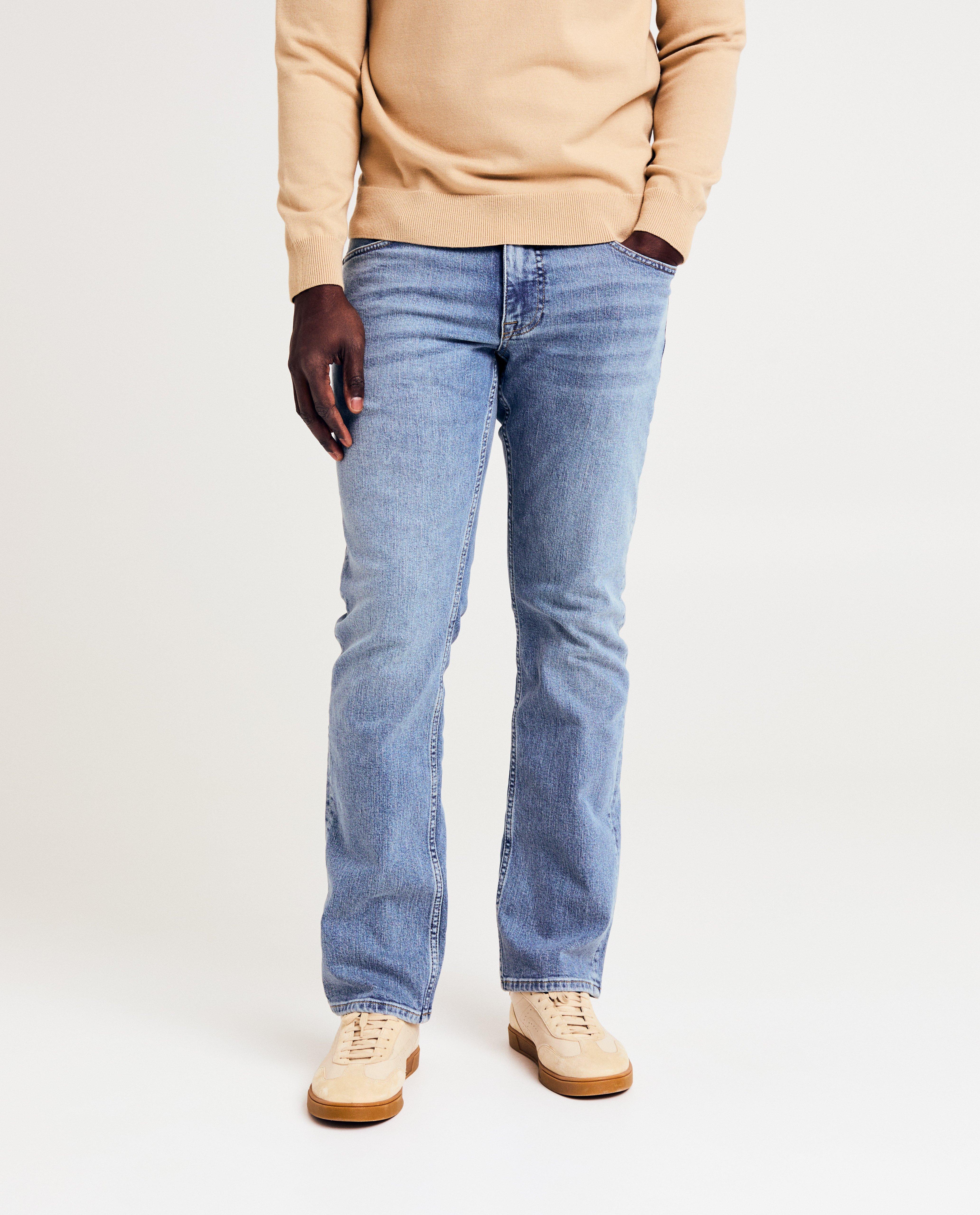 Jeans - Blauwe jeans, straight fit