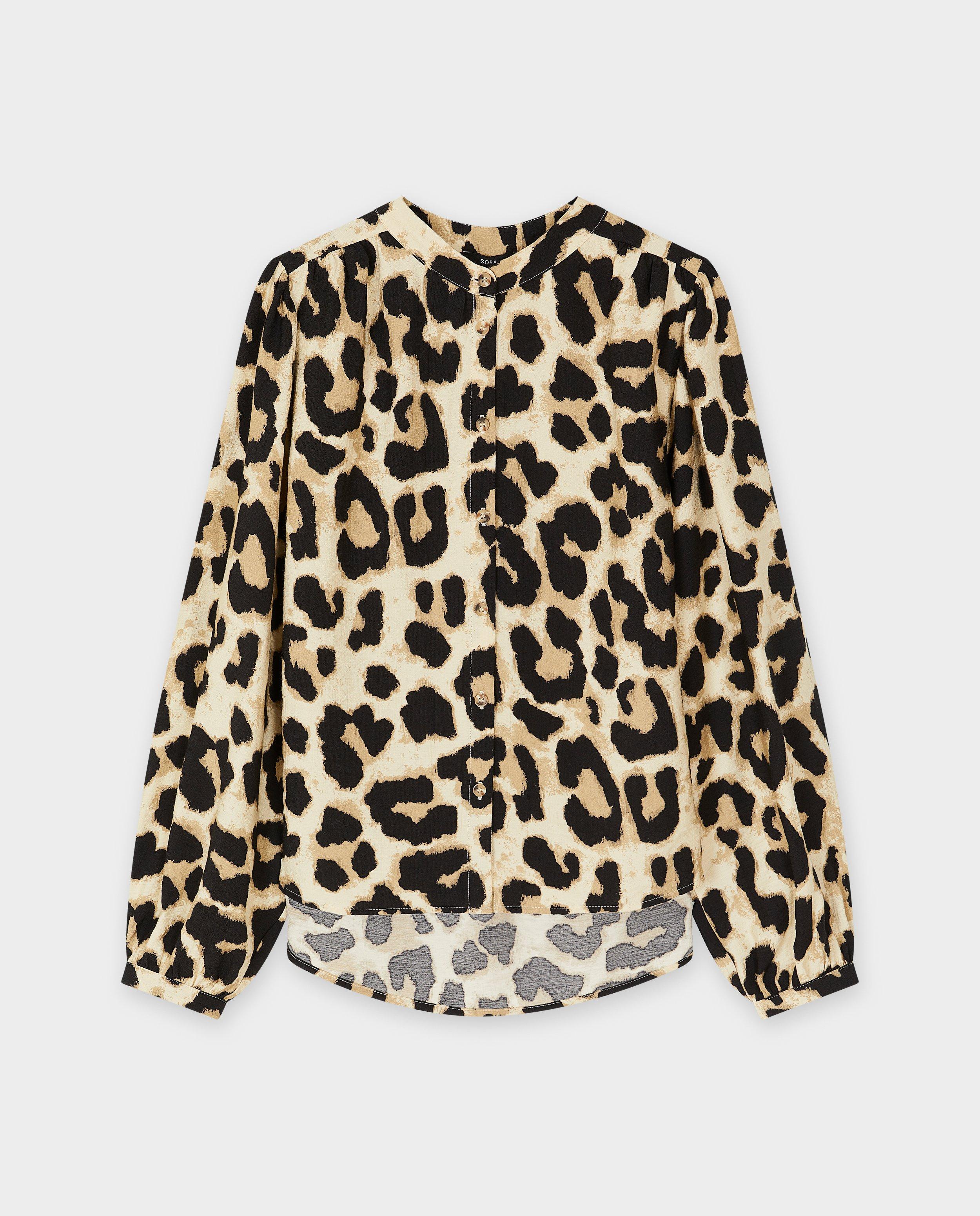 Chemises - Blouse à imprimé léopard
