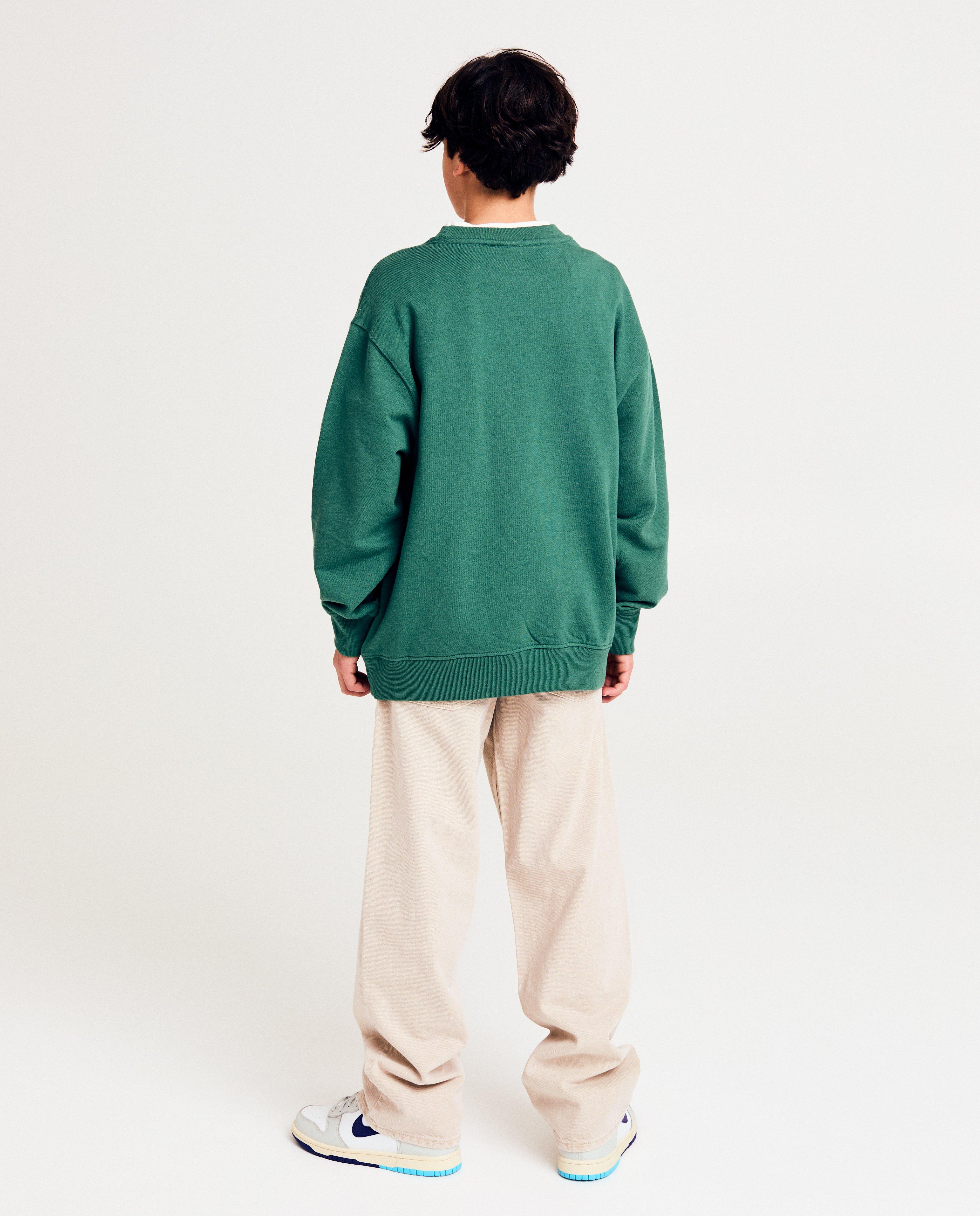 Sweaters - Sweater met kleine print voetballer