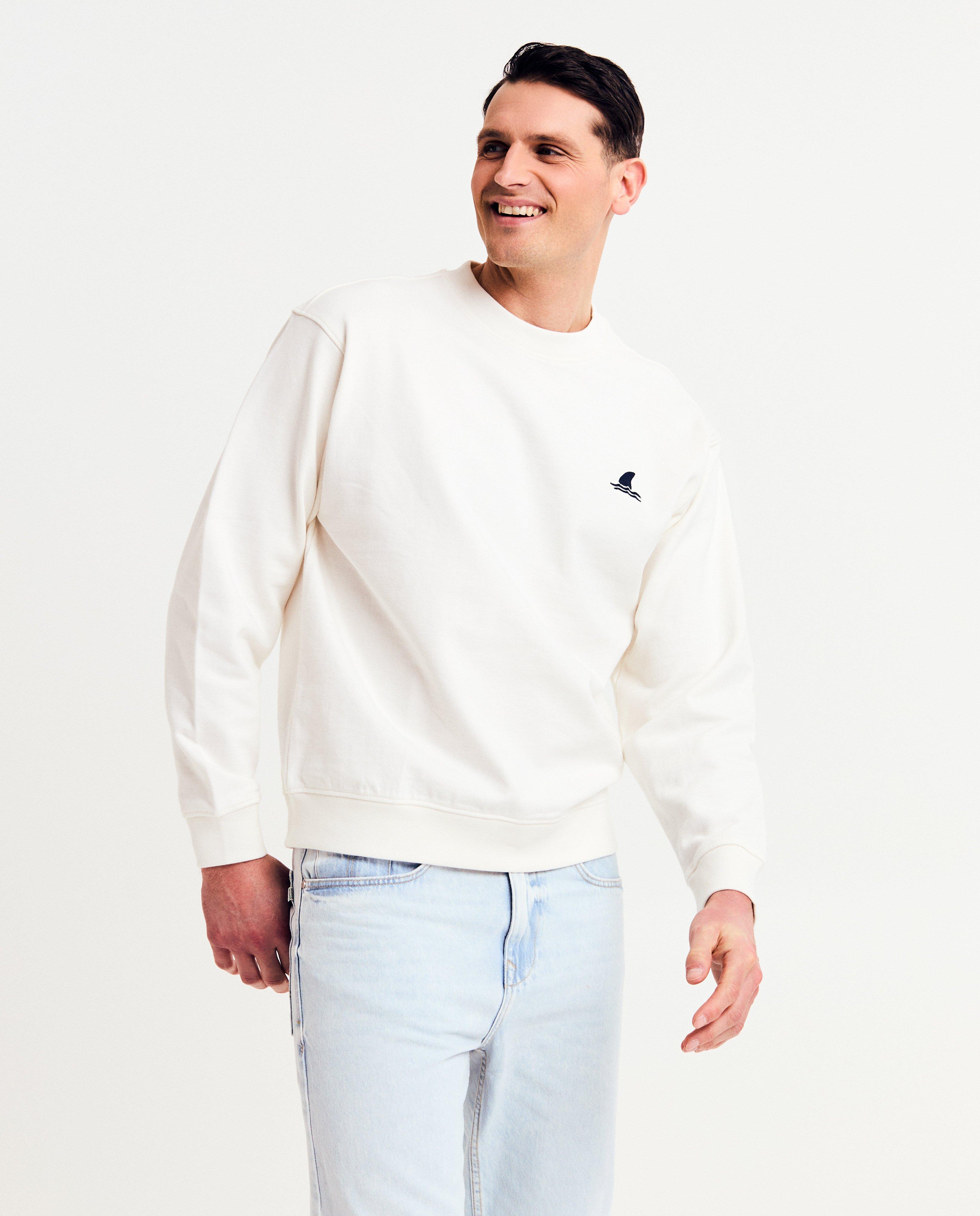 Sweater met geborduurde zeilboot - null - League Danois