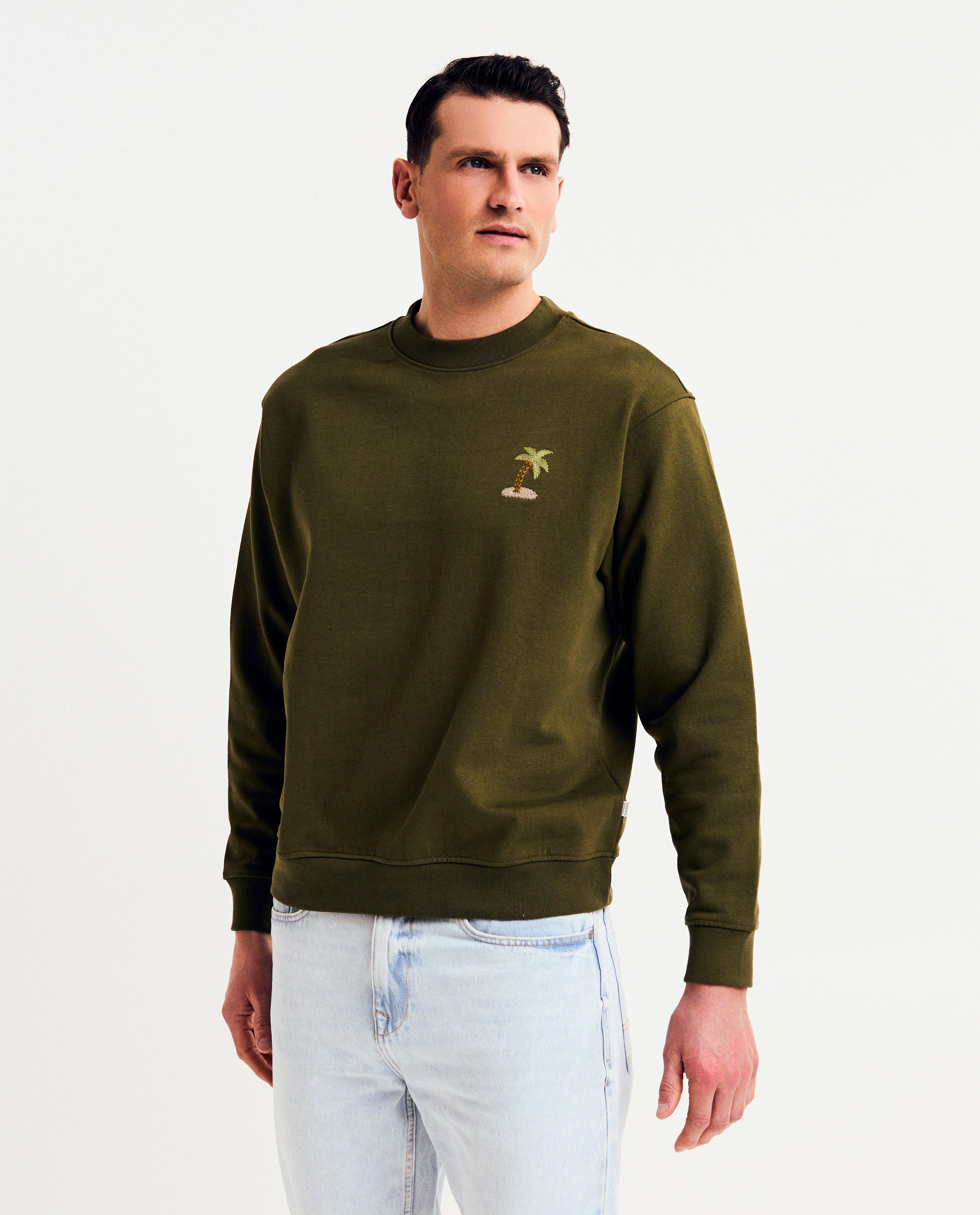Sweater met geborduurde palmboom - null - League Danois