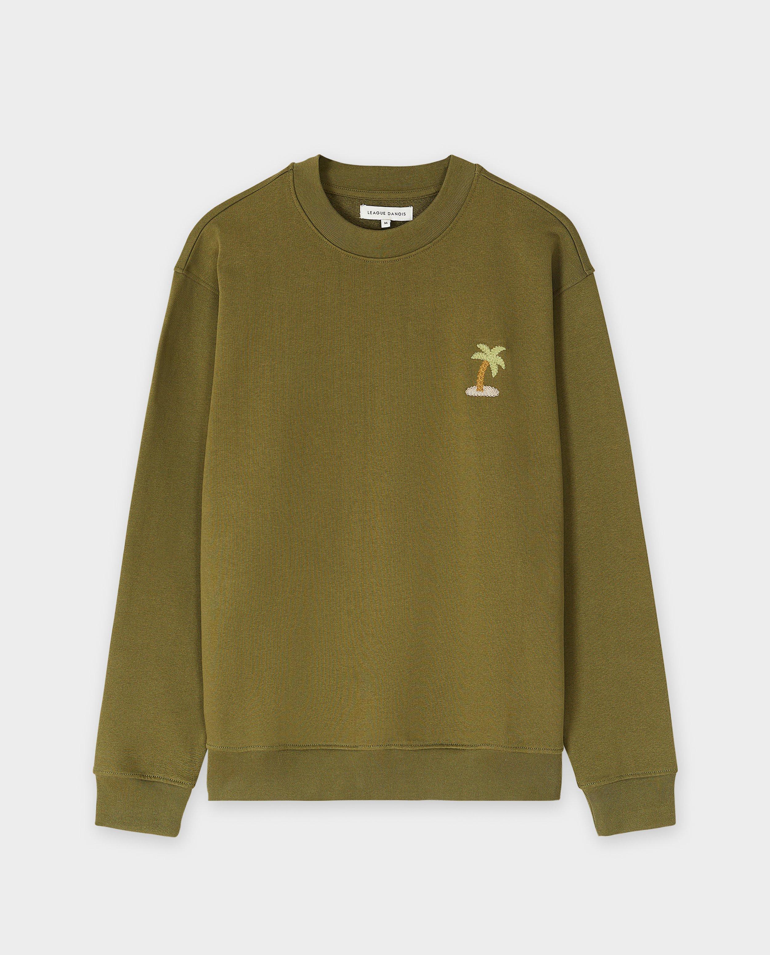 Sweaters - Sweater met geborduurde palmboom