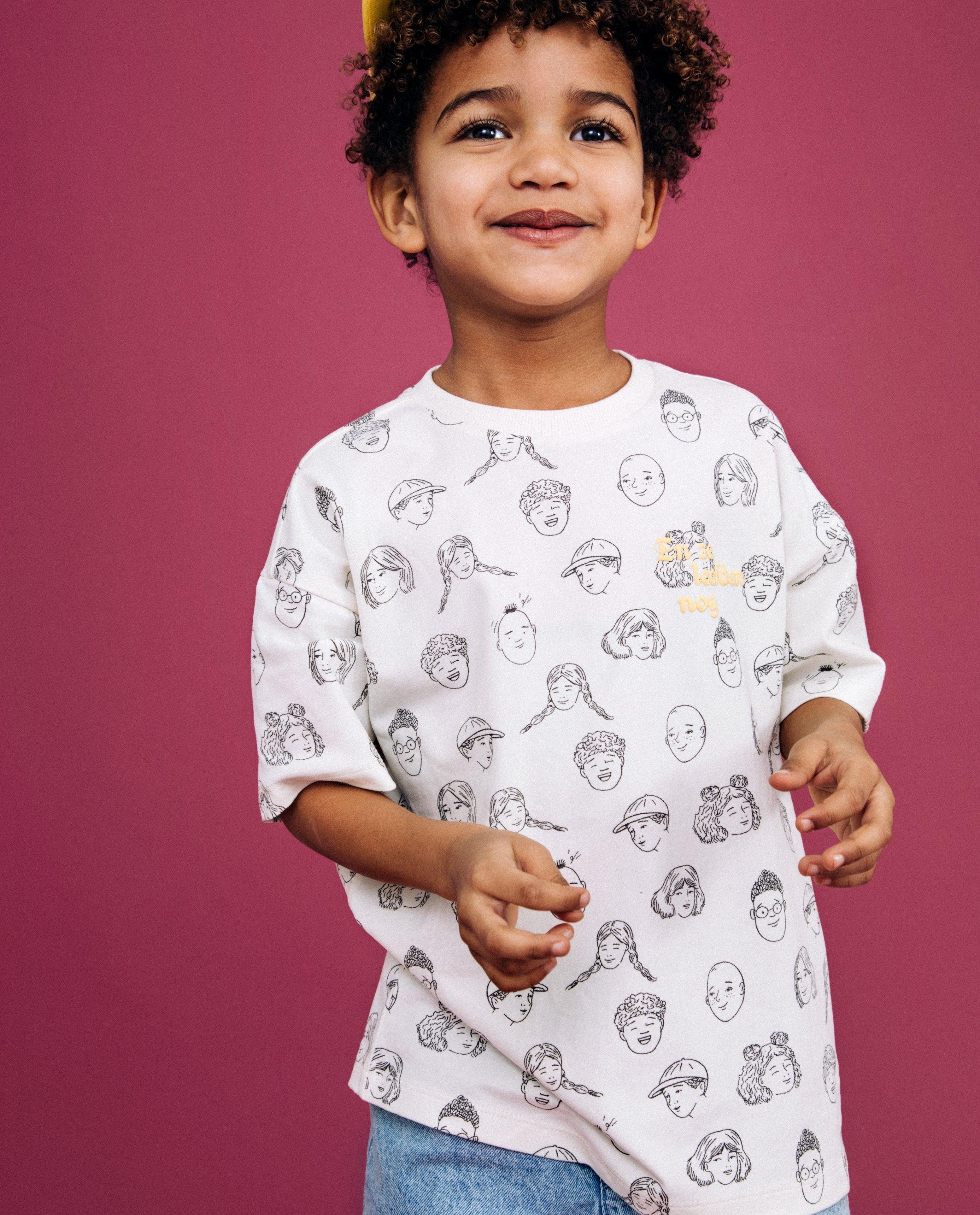 T-shirt met print, unisex