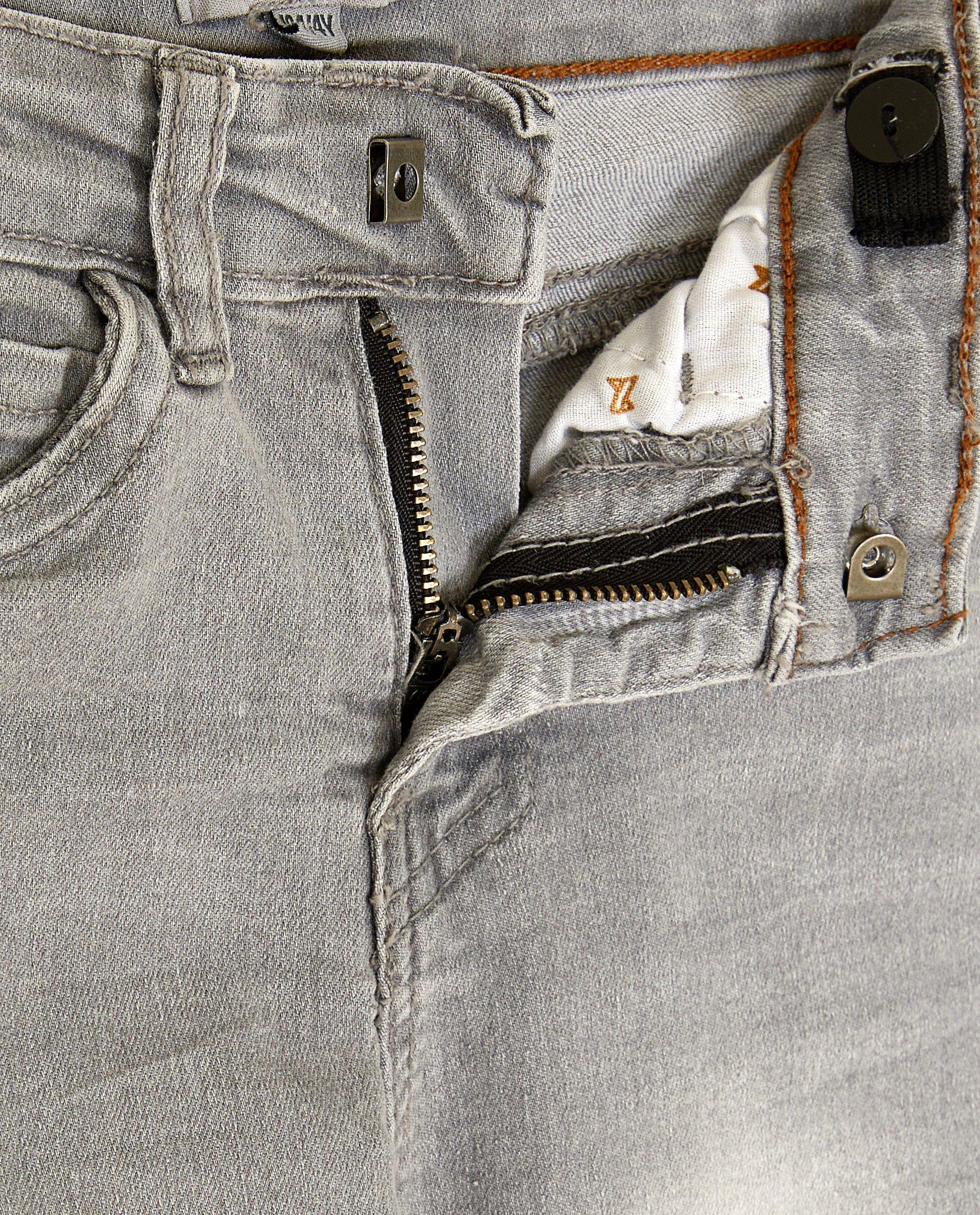 Jeans - Grijze jeans met verwassen look