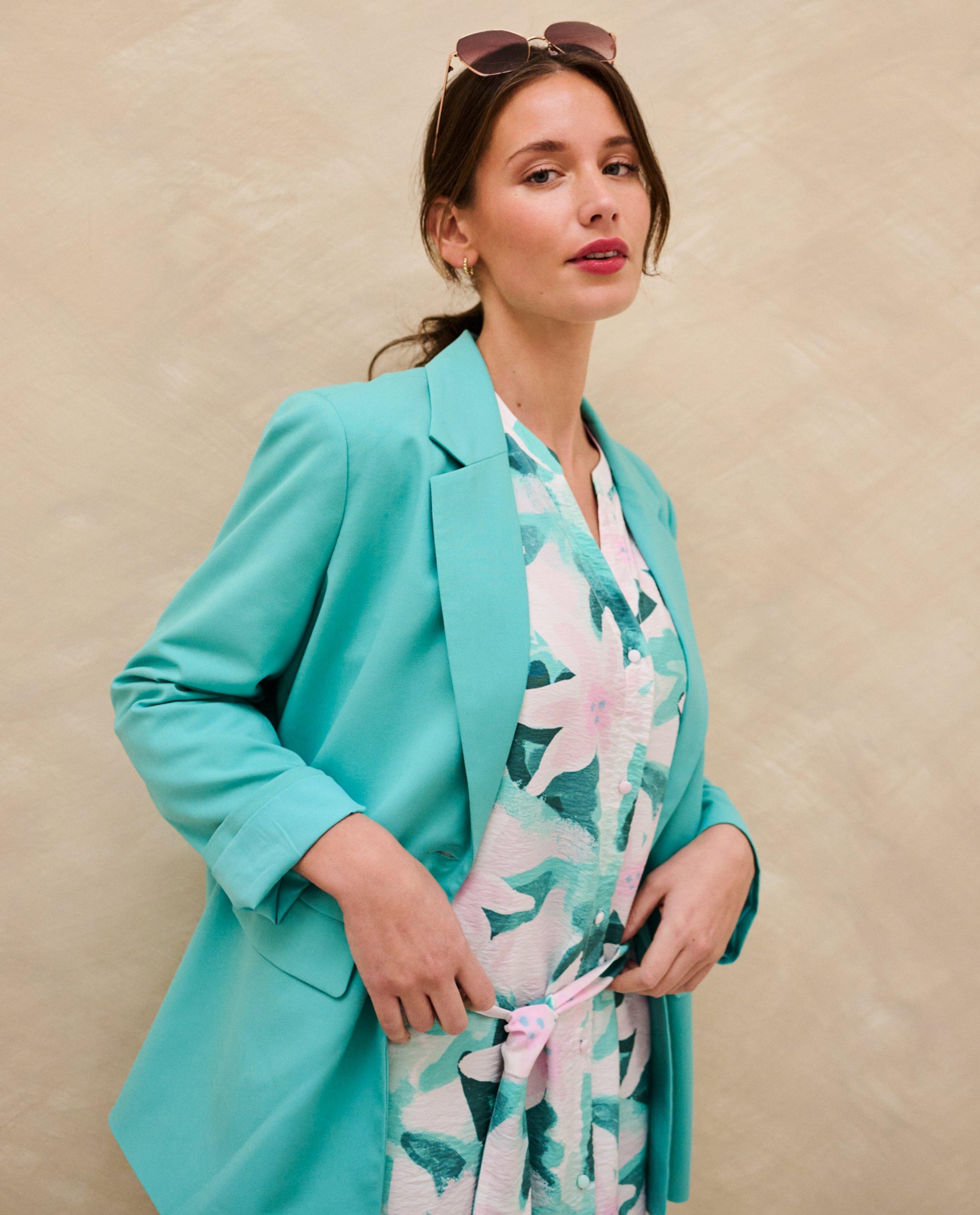 Turquoise blazer - null - Sora