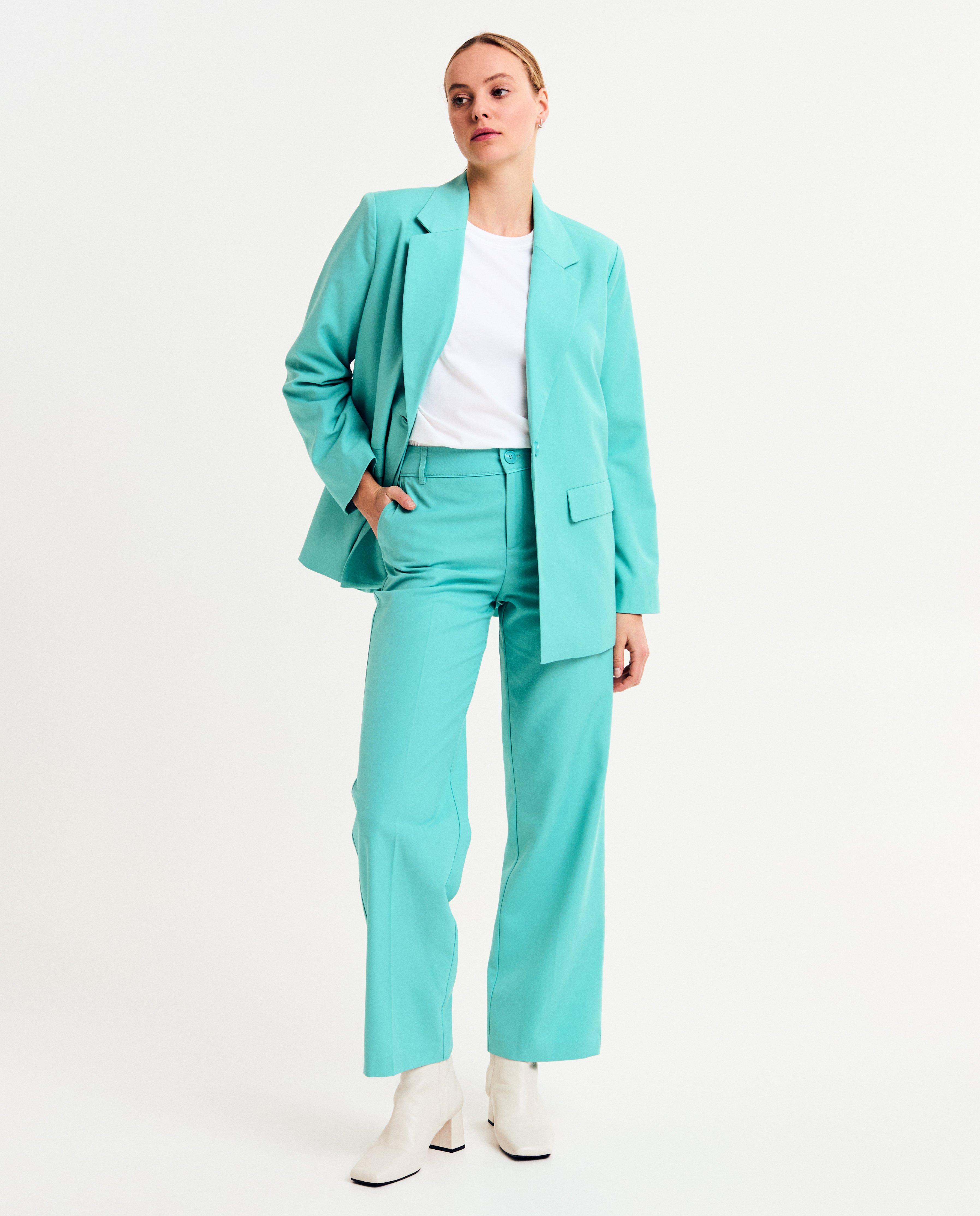 Turquoise broek - null - Sora