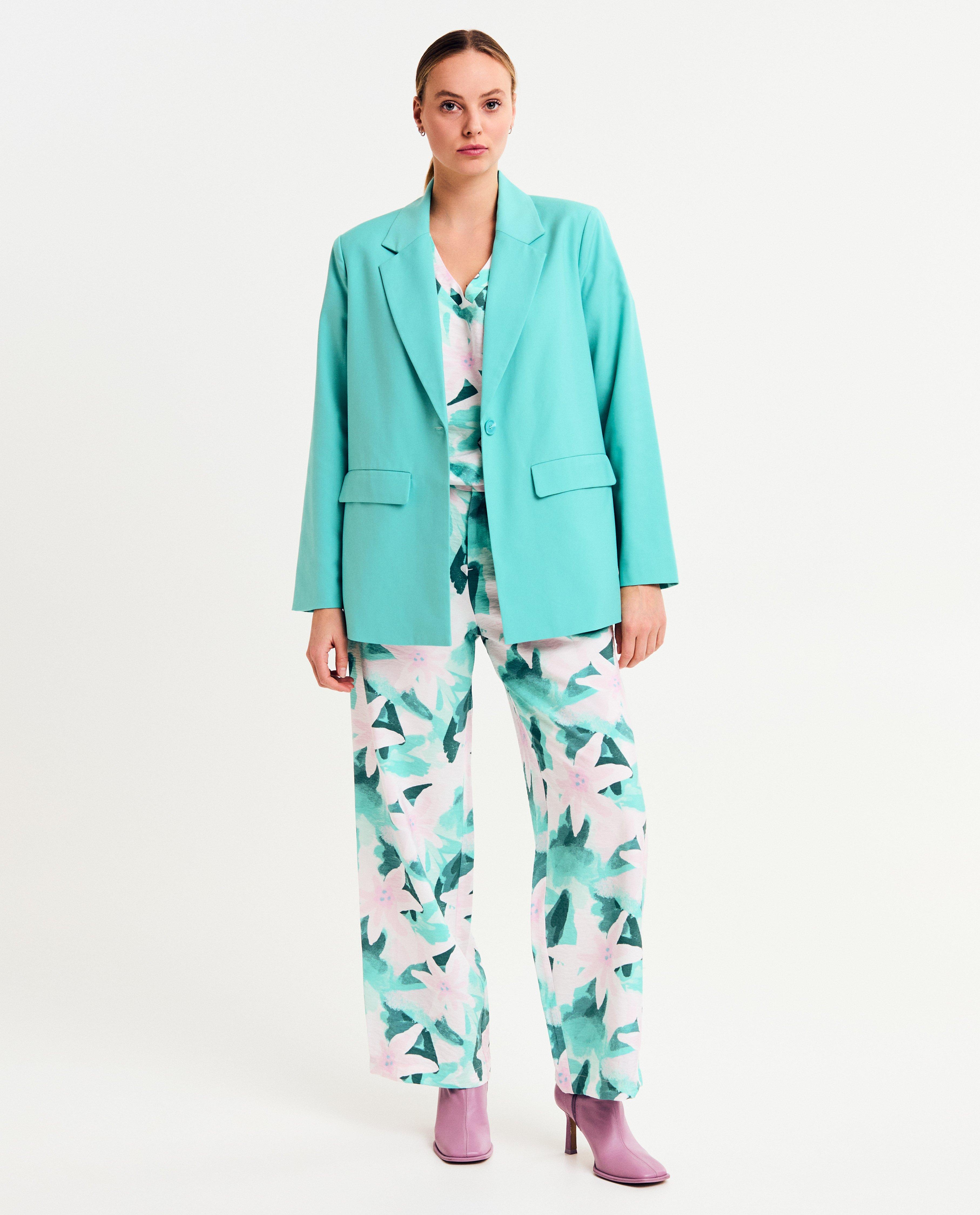 Broeken - Broek met bloemenprint