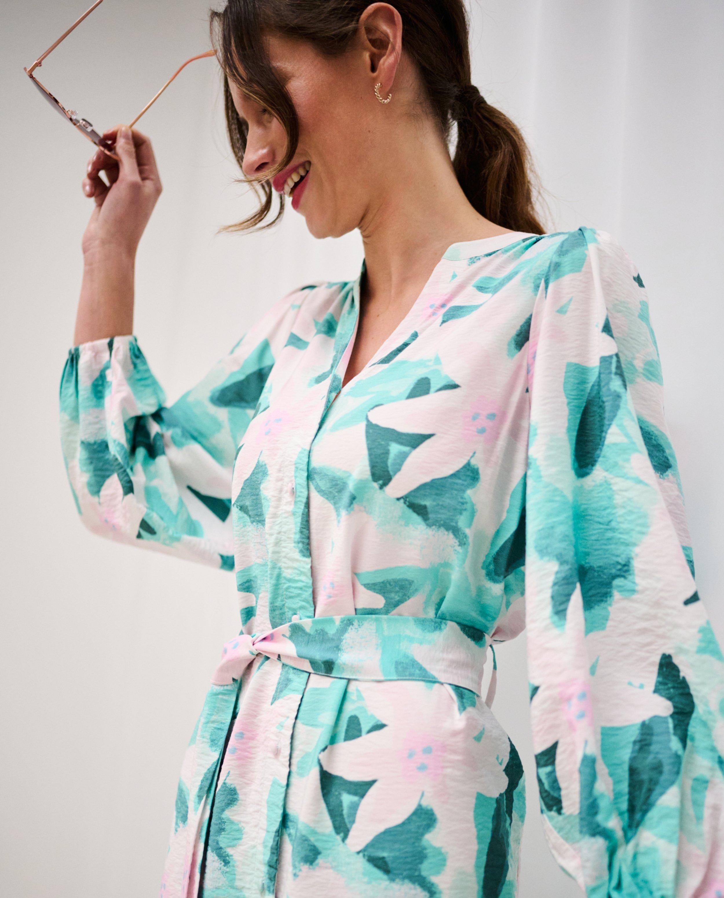 Kleedjes - Jurk met bloemenprint