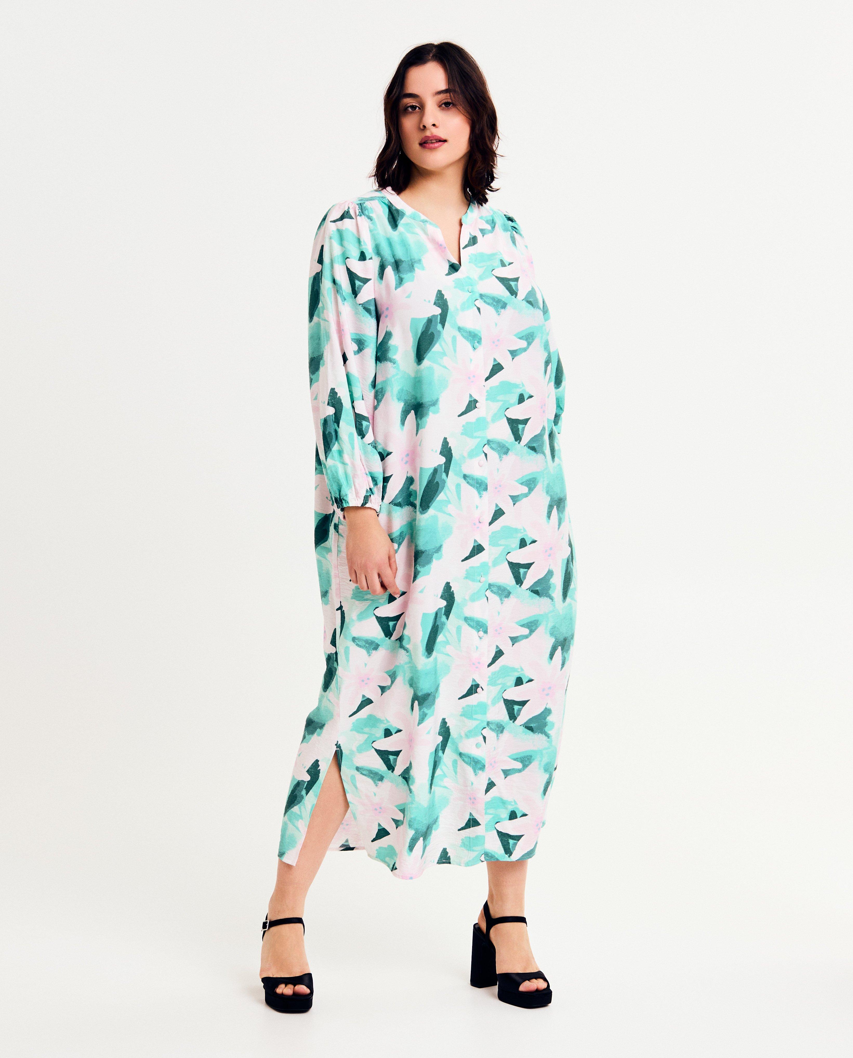 Kleedjes - Jurk met bloemenprint