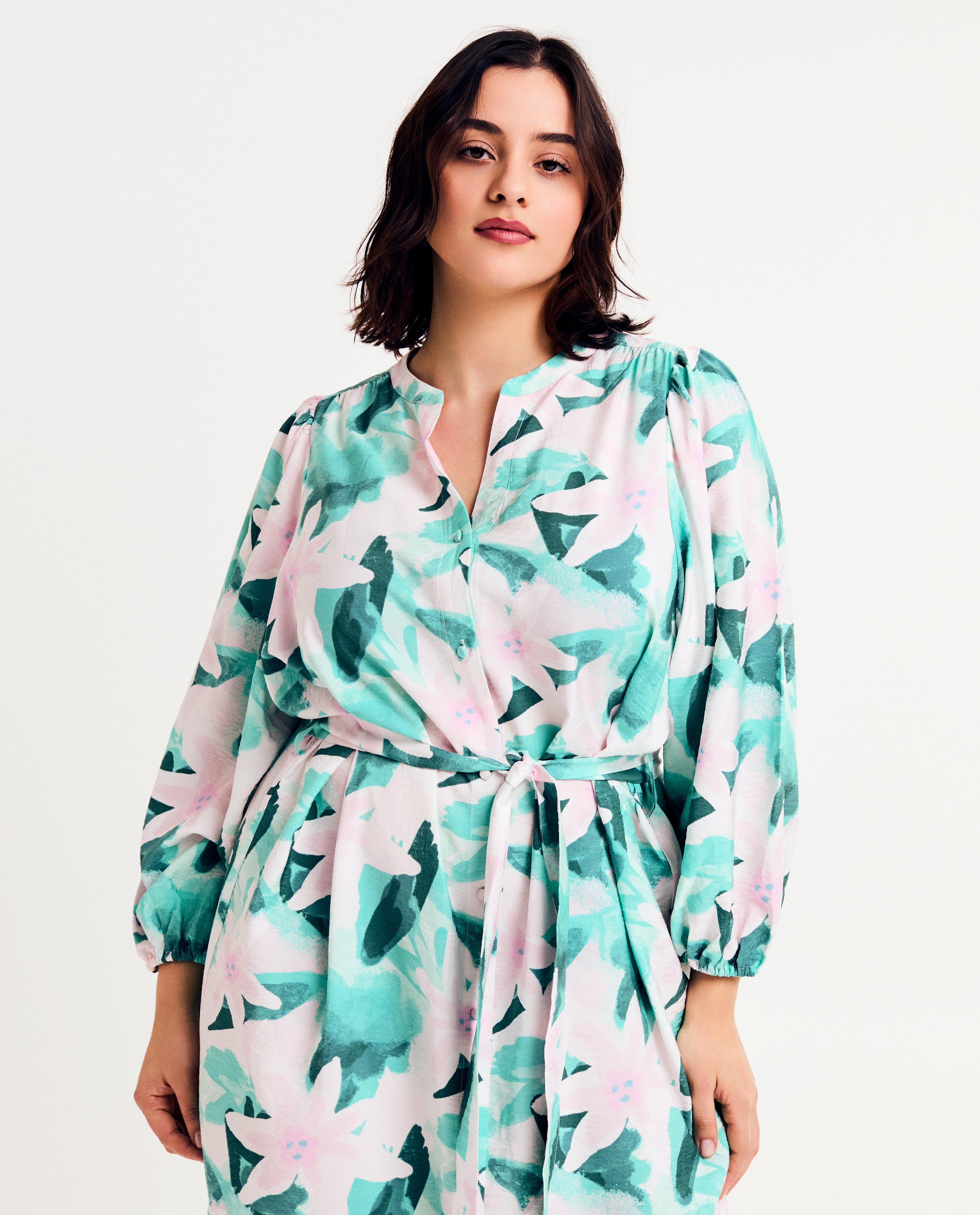 Kleedjes - Jurk met bloemenprint