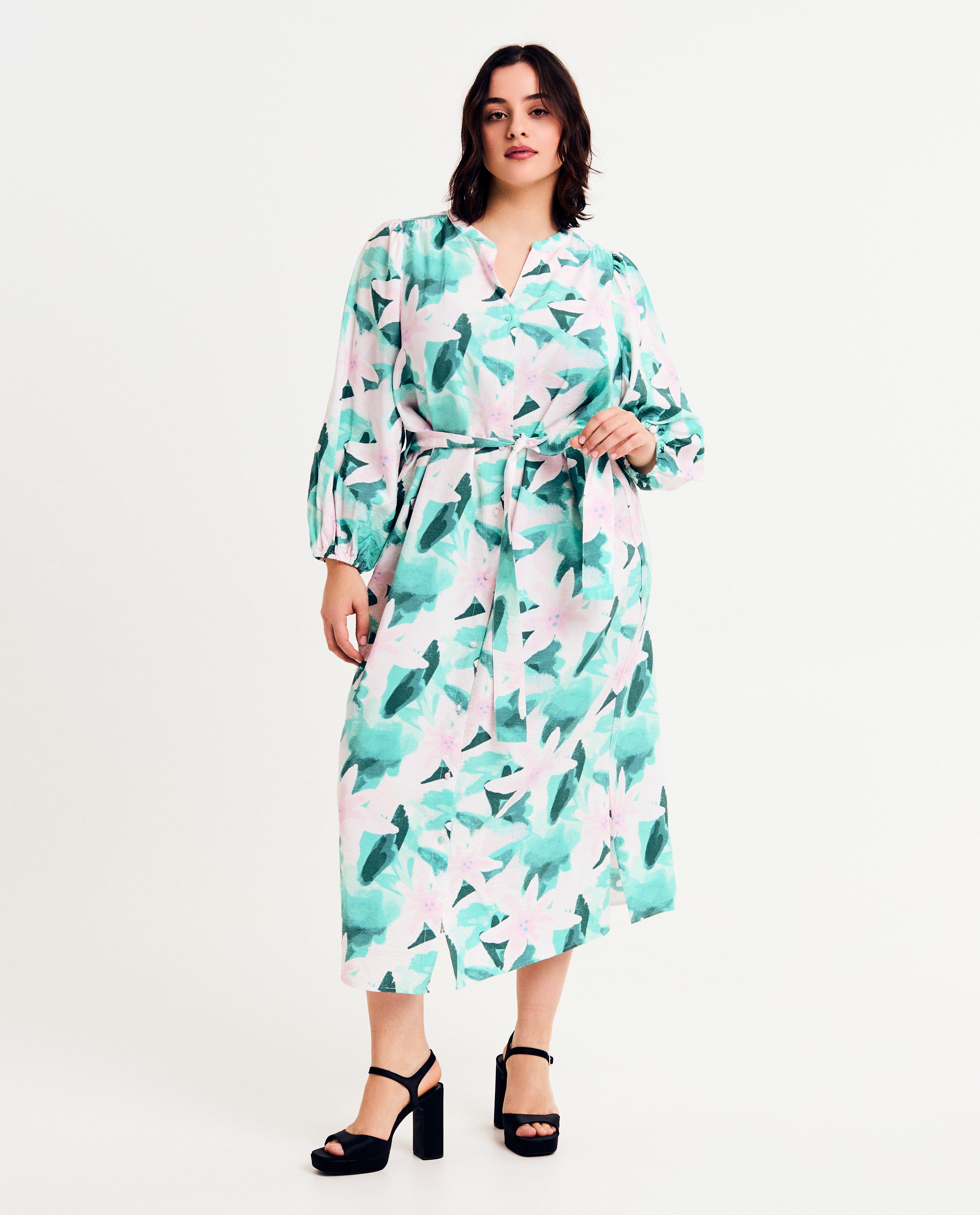 Kleedjes - Jurk met bloemenprint