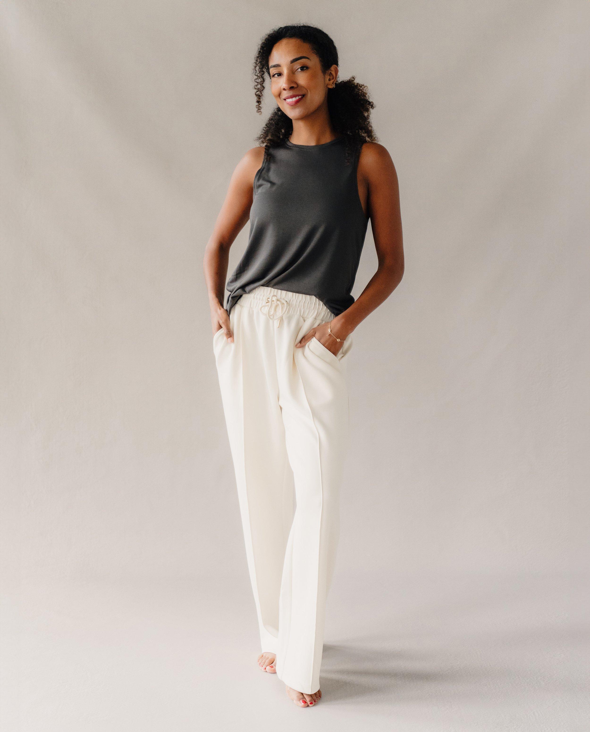 Joggingbroek met plooien - null - Sora