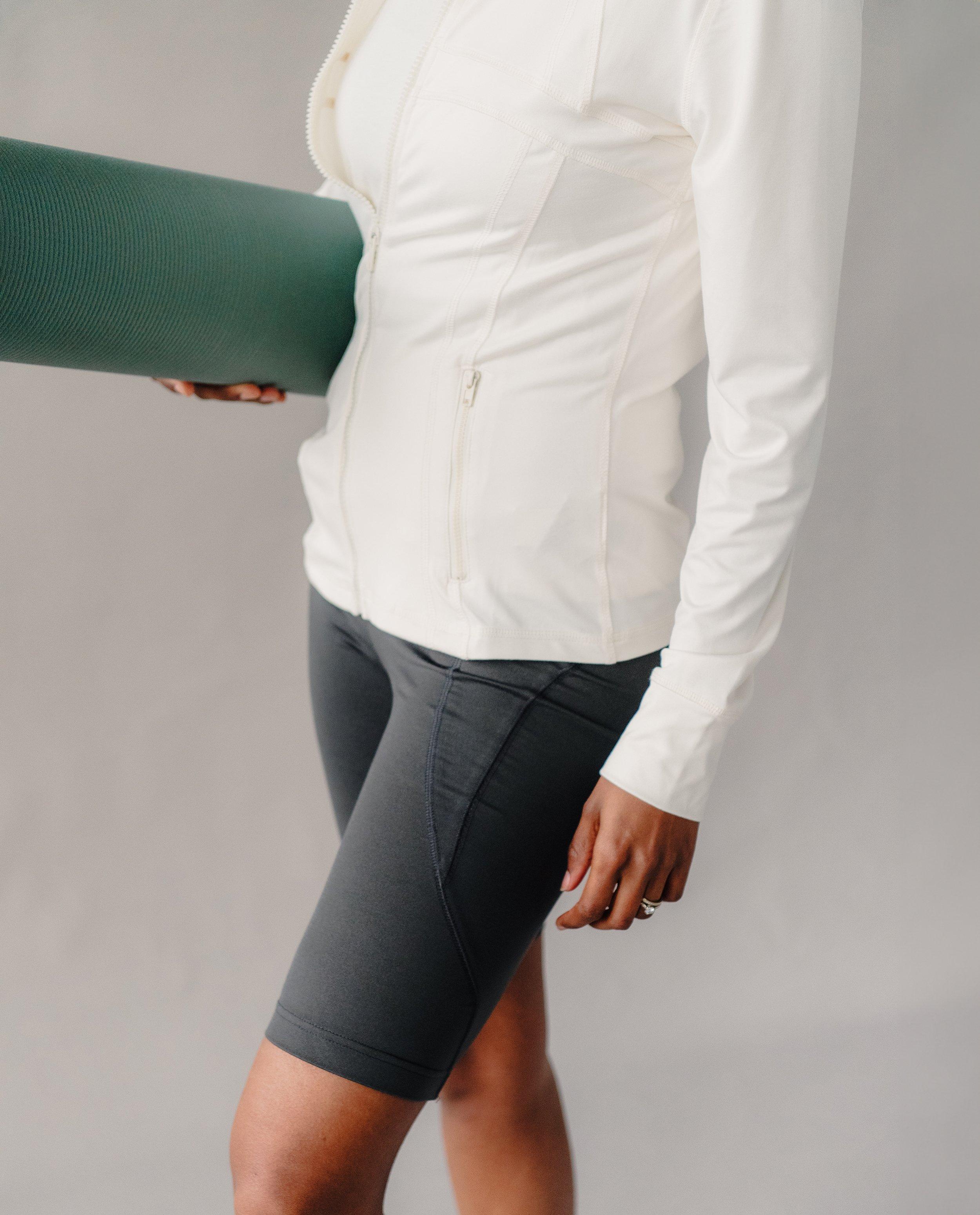 Leggings - Donkergrijze bikershort