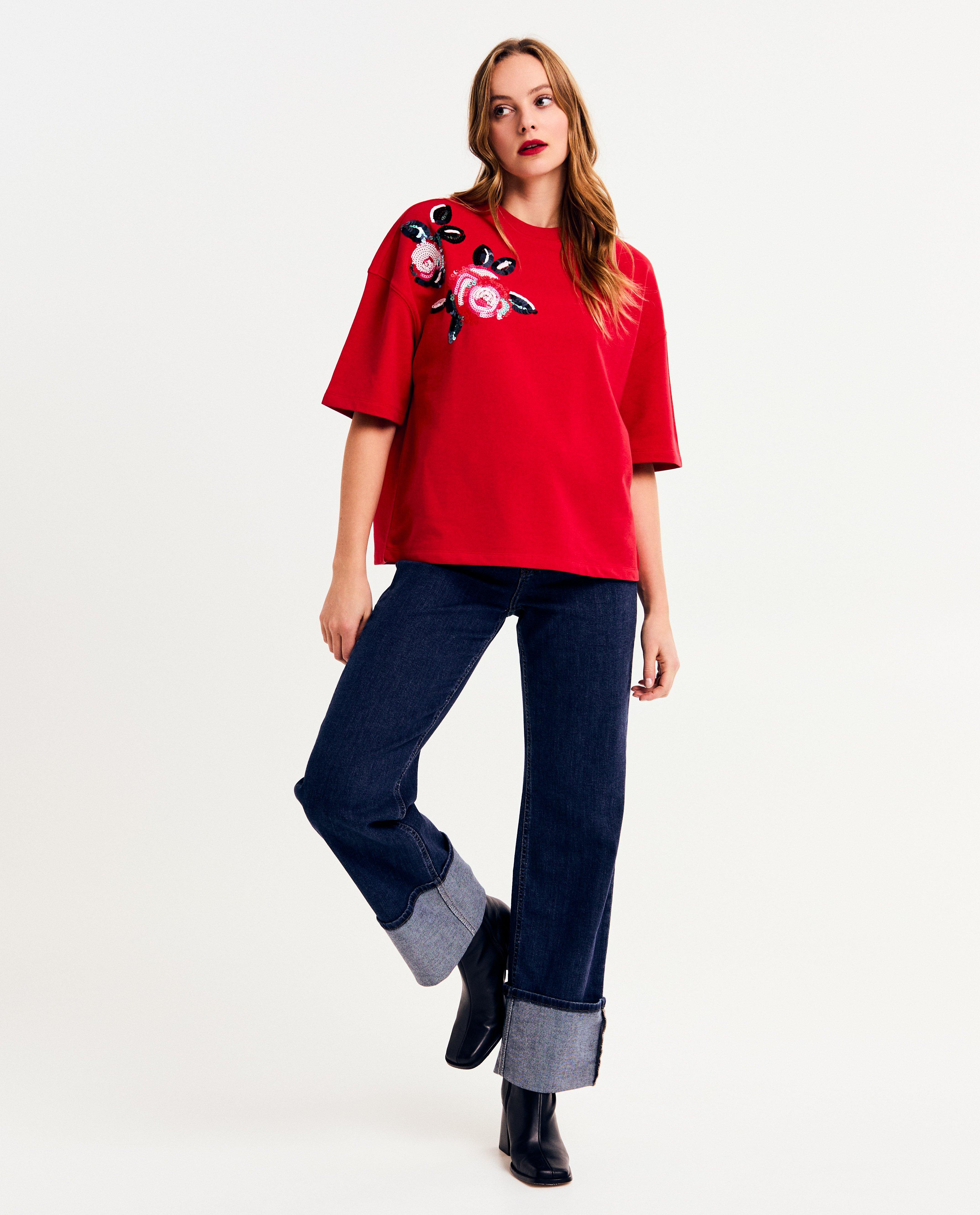 Sweaters - Sweater met pailletten