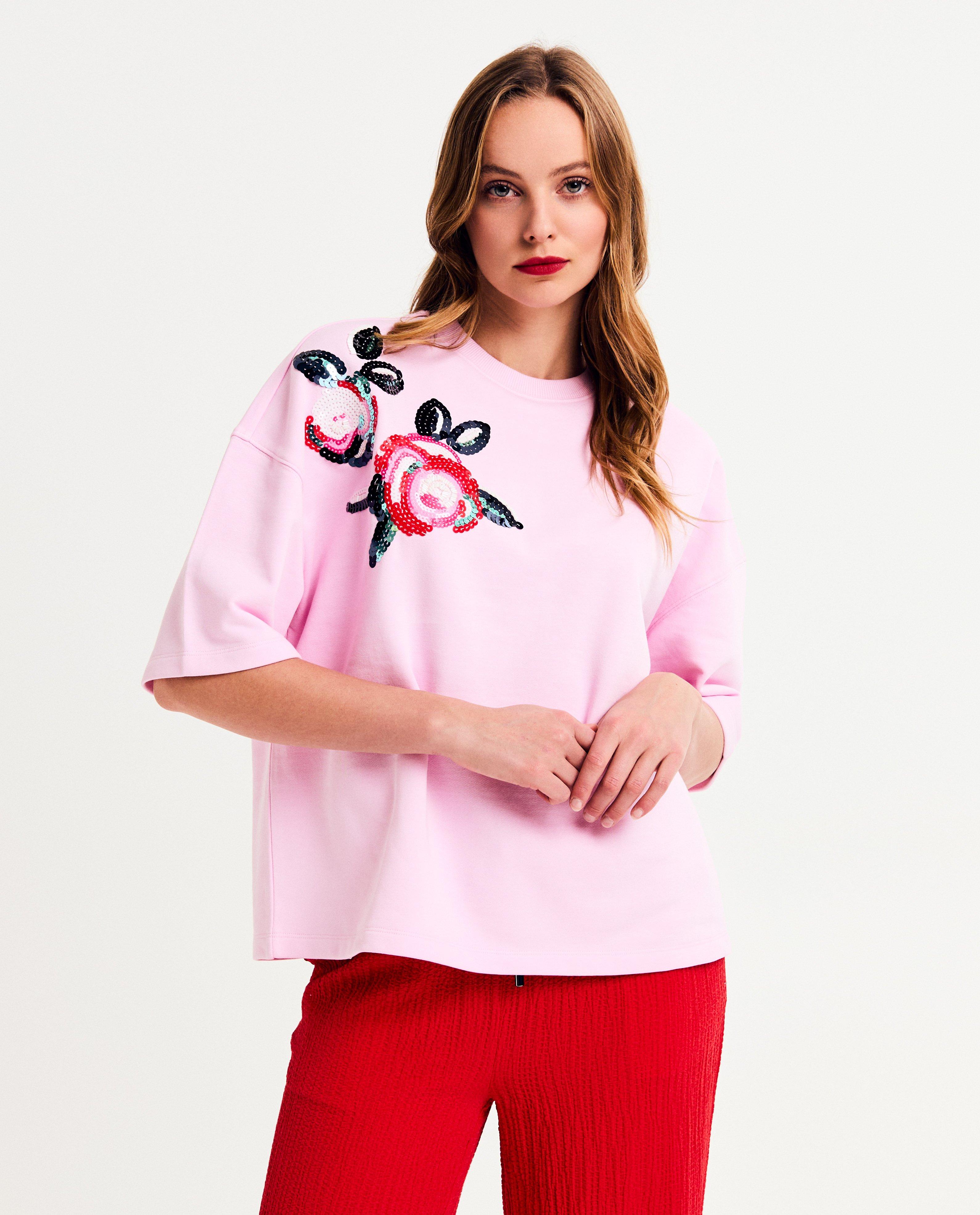 Sweater met pailletten - null - Sora