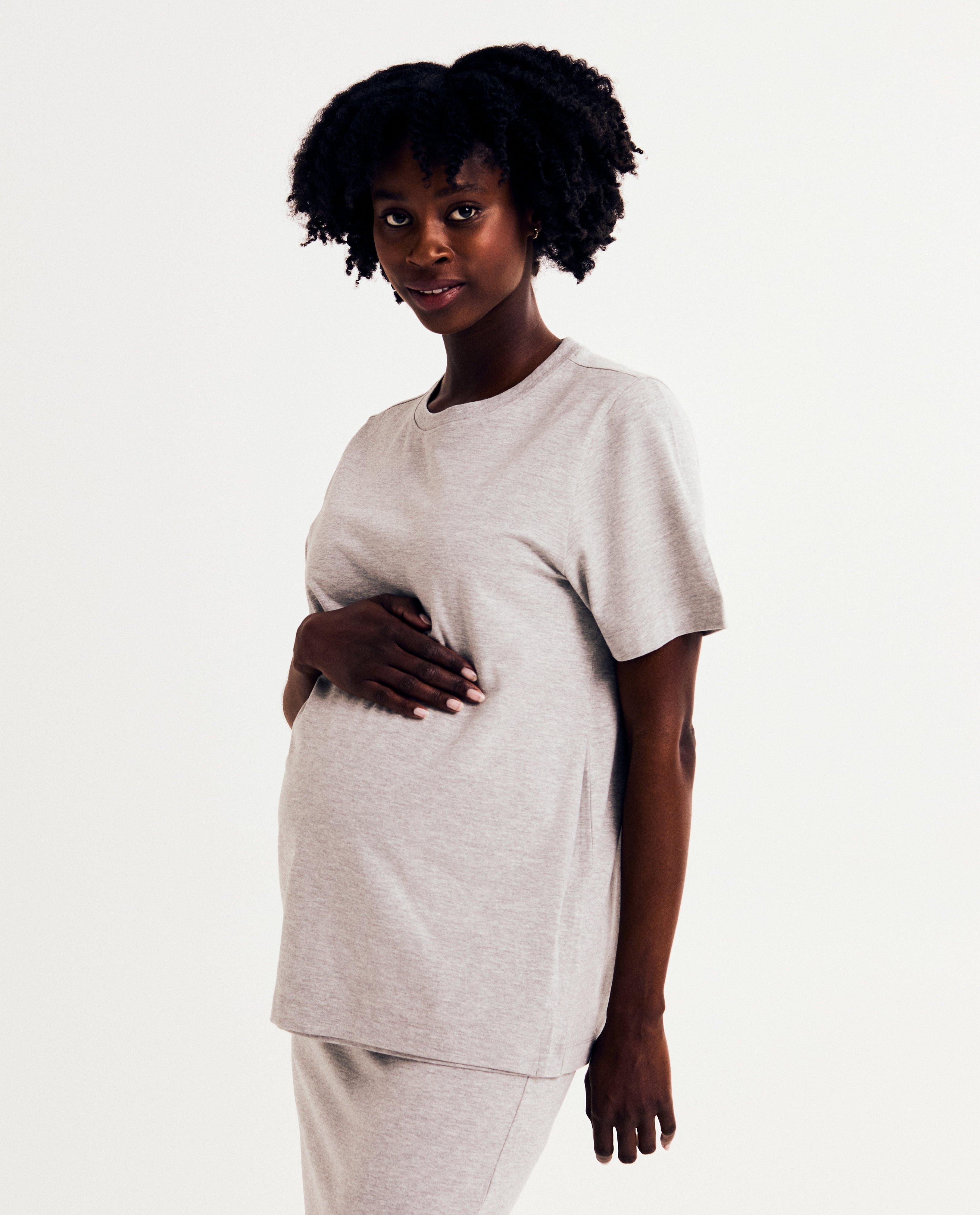 Grijs T-shirt, zwangerschap - null - Atelier Maman