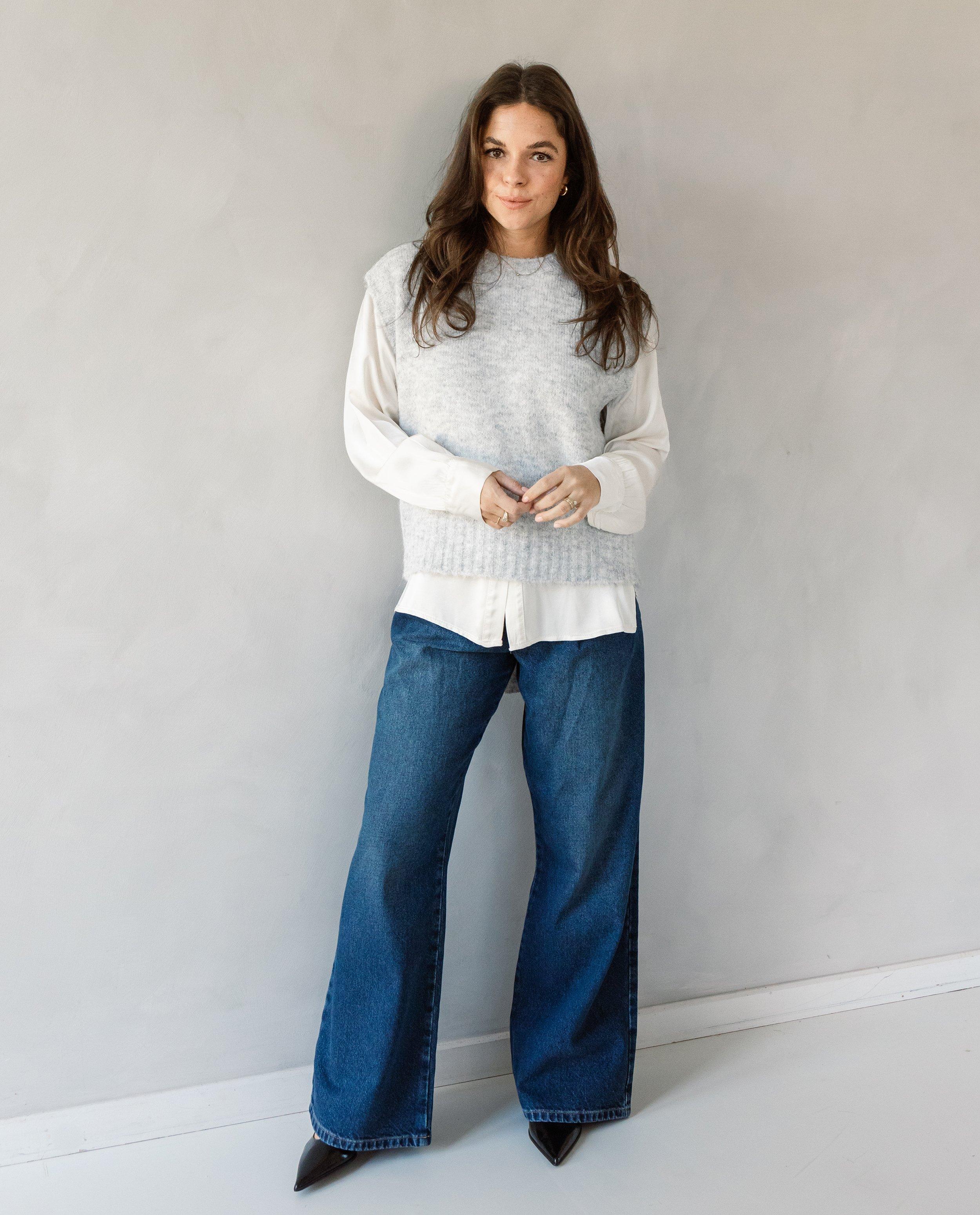 Gebreide debardeur, Selected by Nanja - Product Detail - lichtgrijs - afbeelding nummer 3