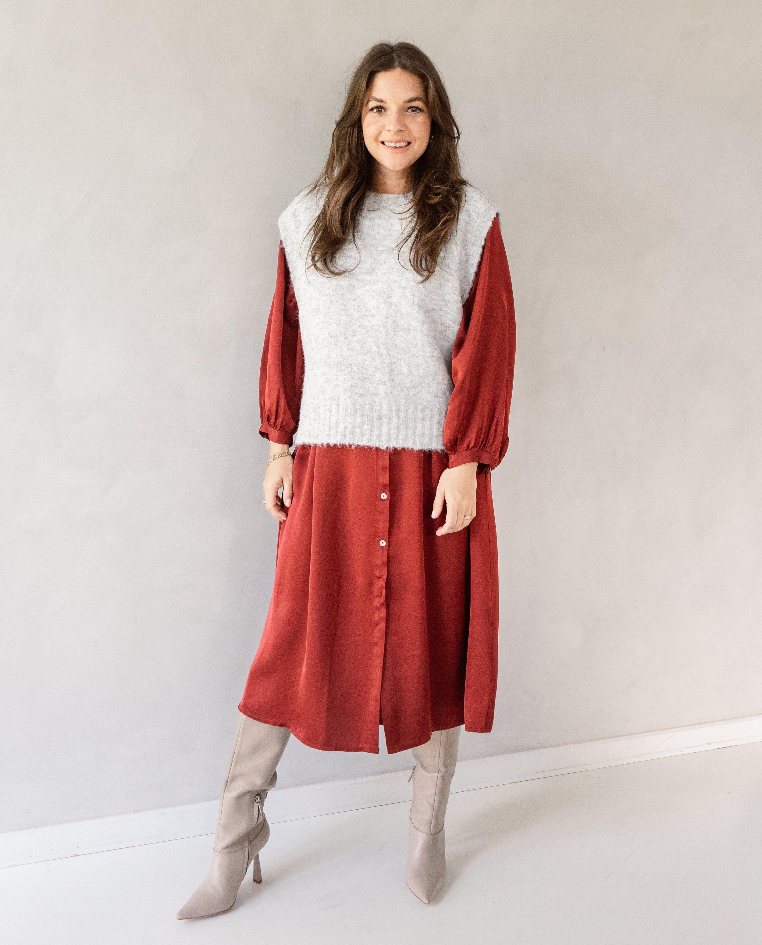 Gebreide debardeur, Selected by Nanja - Product Detail - lichtgrijs - afbeelding nummer 4