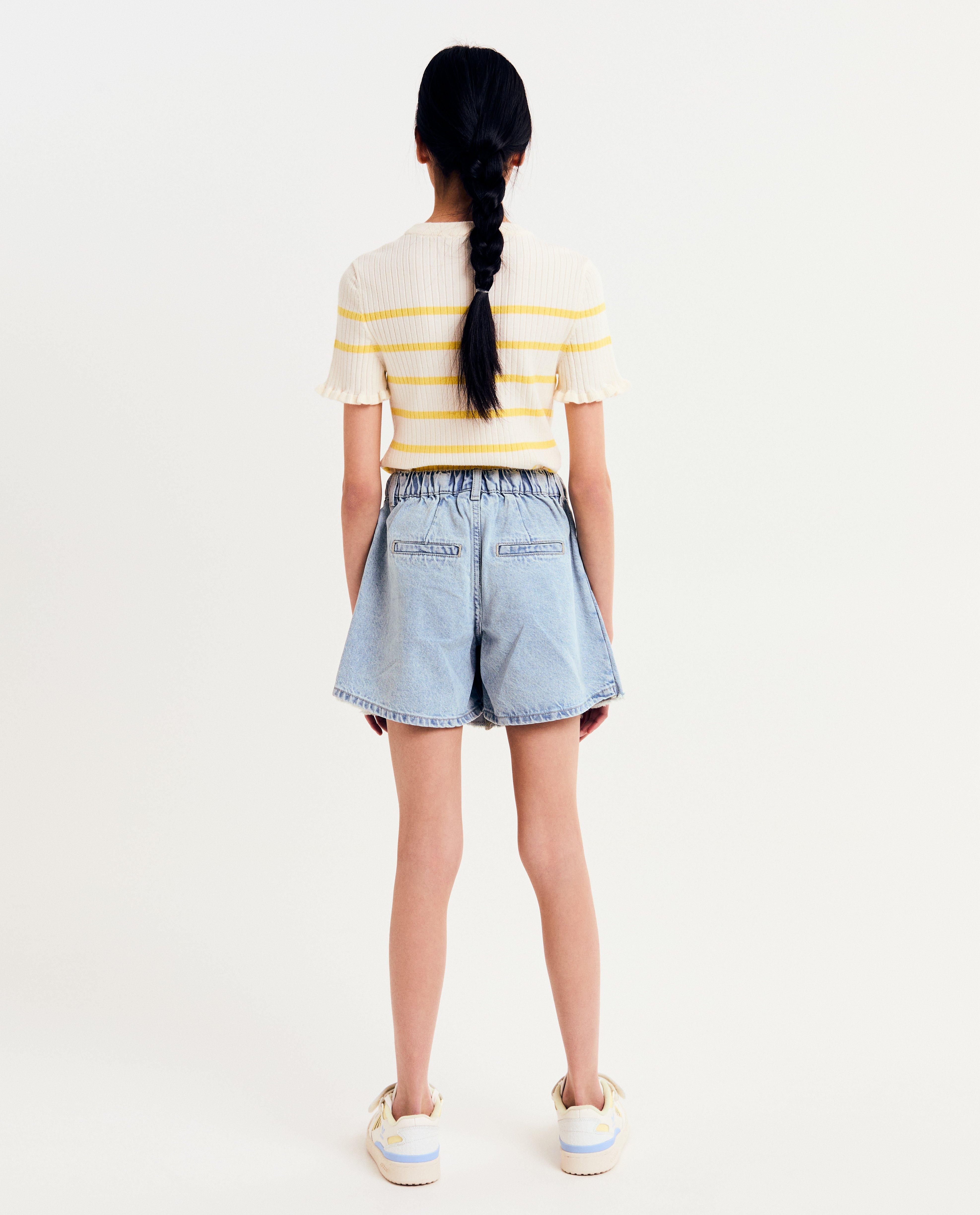 Shorten - Blauwe jeansskort