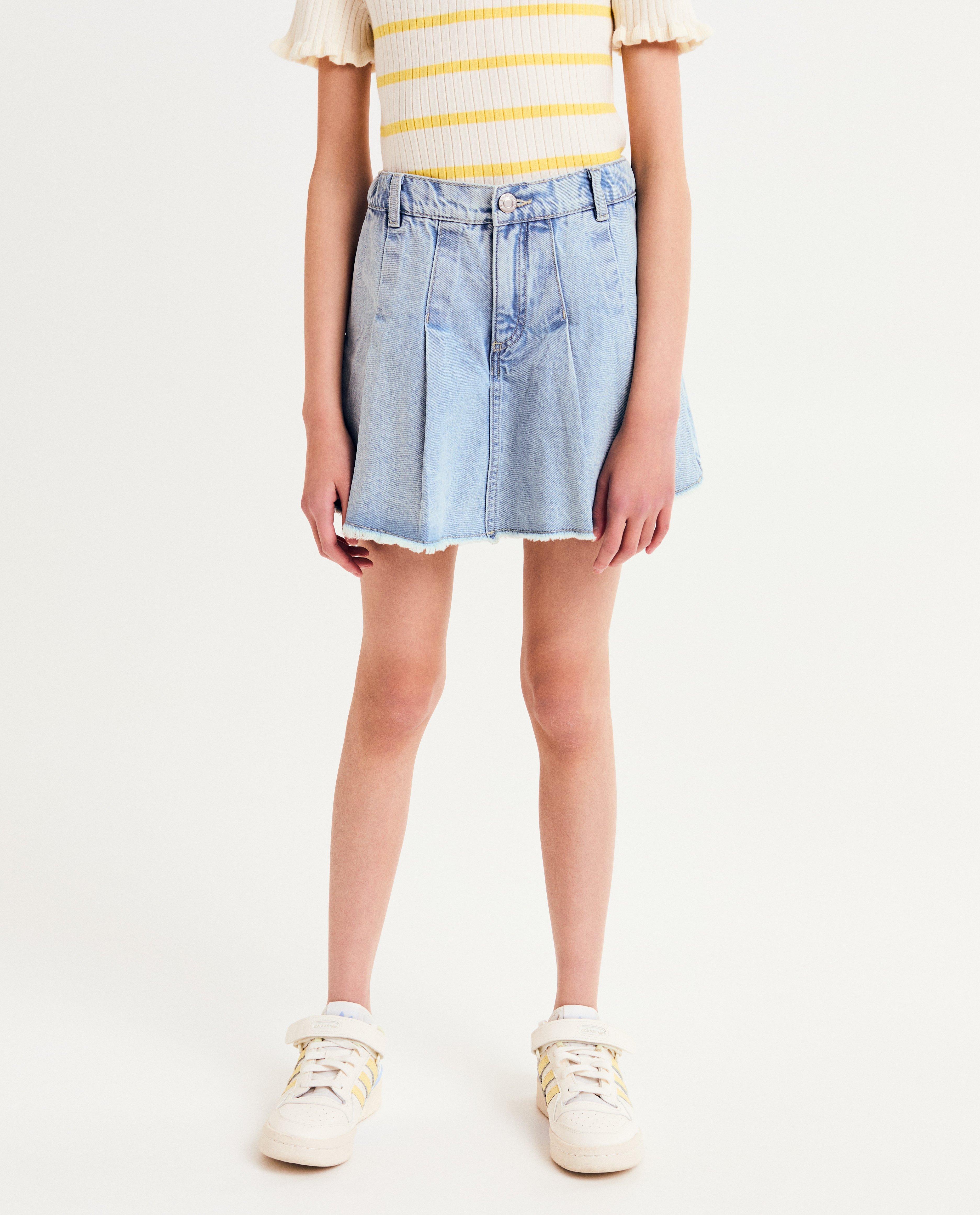 Shorten - Blauwe jeansskort