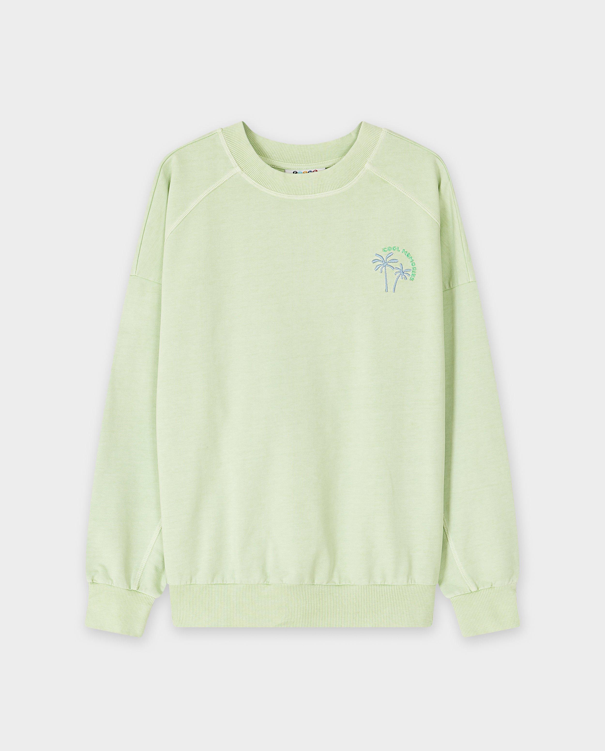 Sweaters - Sweater met geborduurde palmboompjes