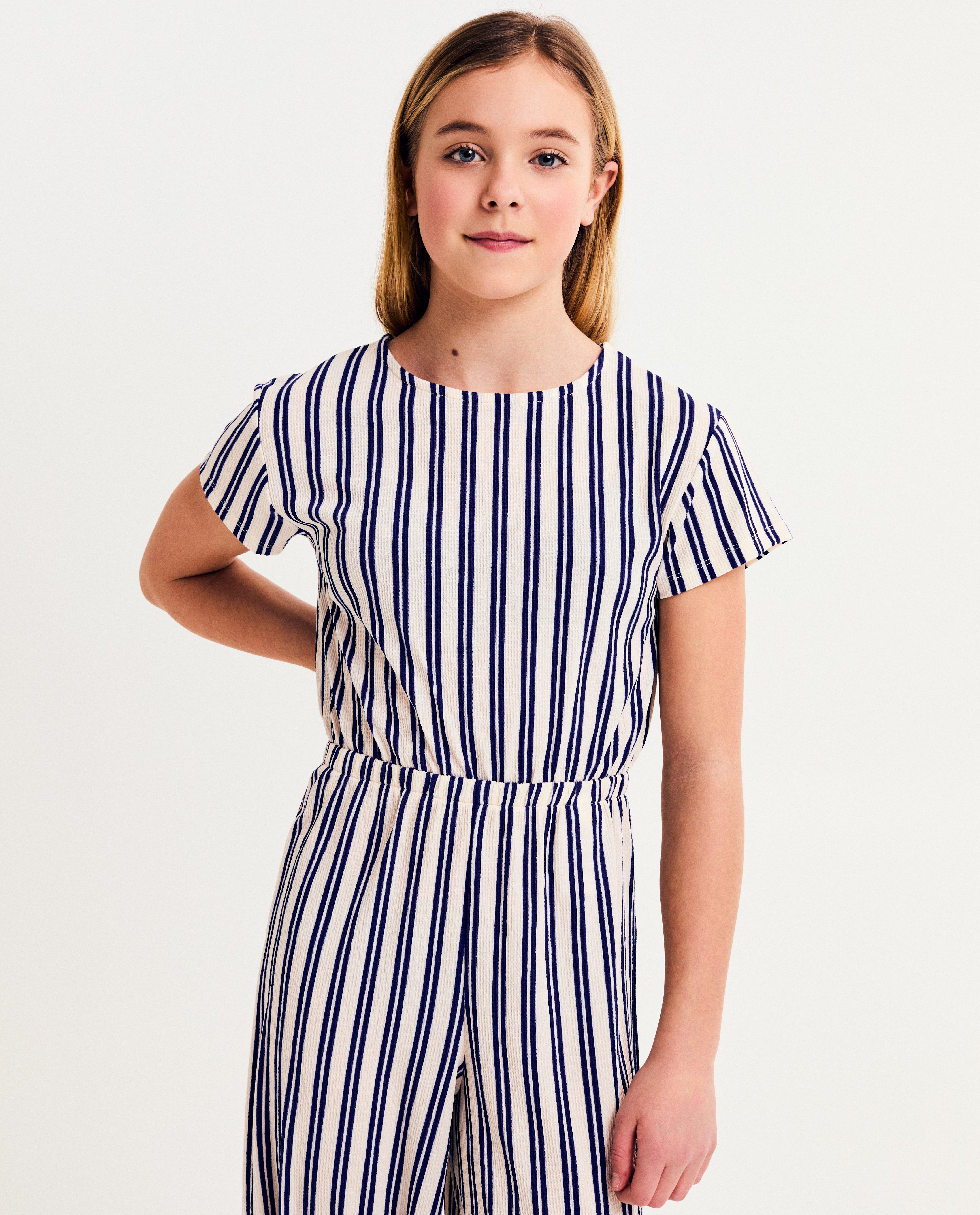 Combinaison ray&eacute;e - D&eacute;tails du produit - blanc - image num&eacute;ro 3