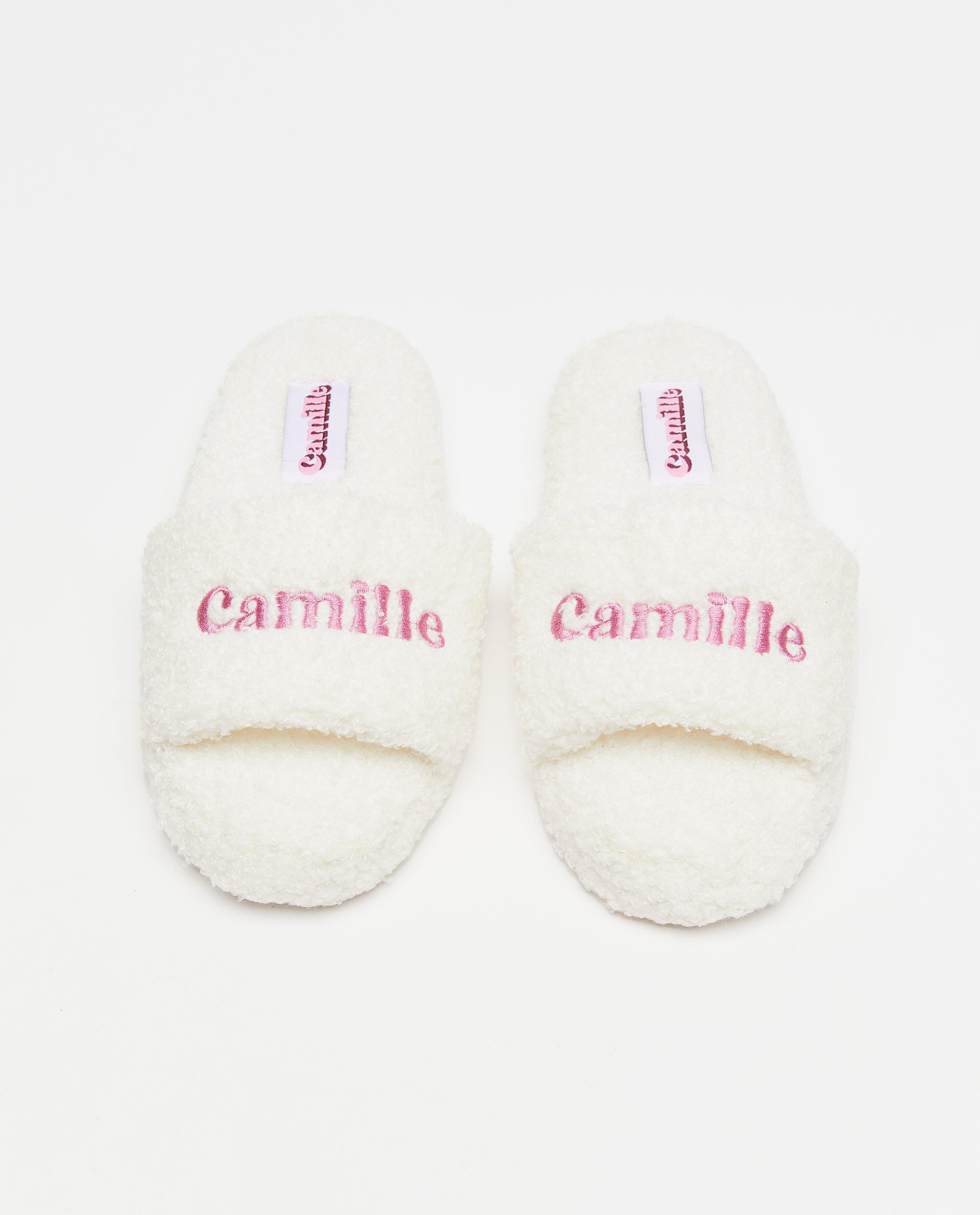 Schoenen - Slippers met bouclé, maat 31-40