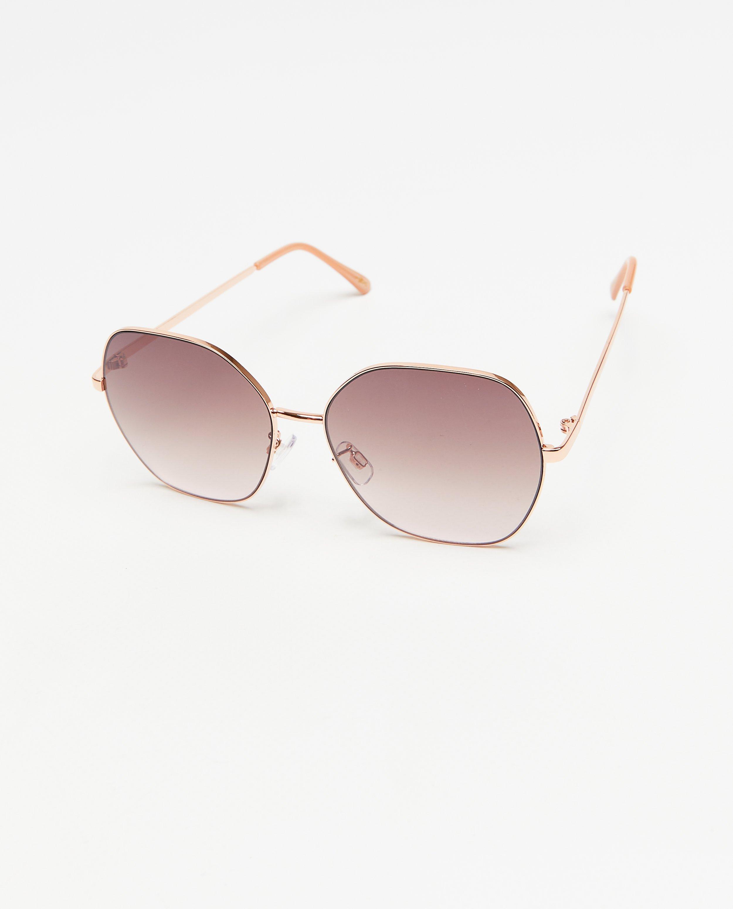 Zonnebril met metalen frame - null - Sora