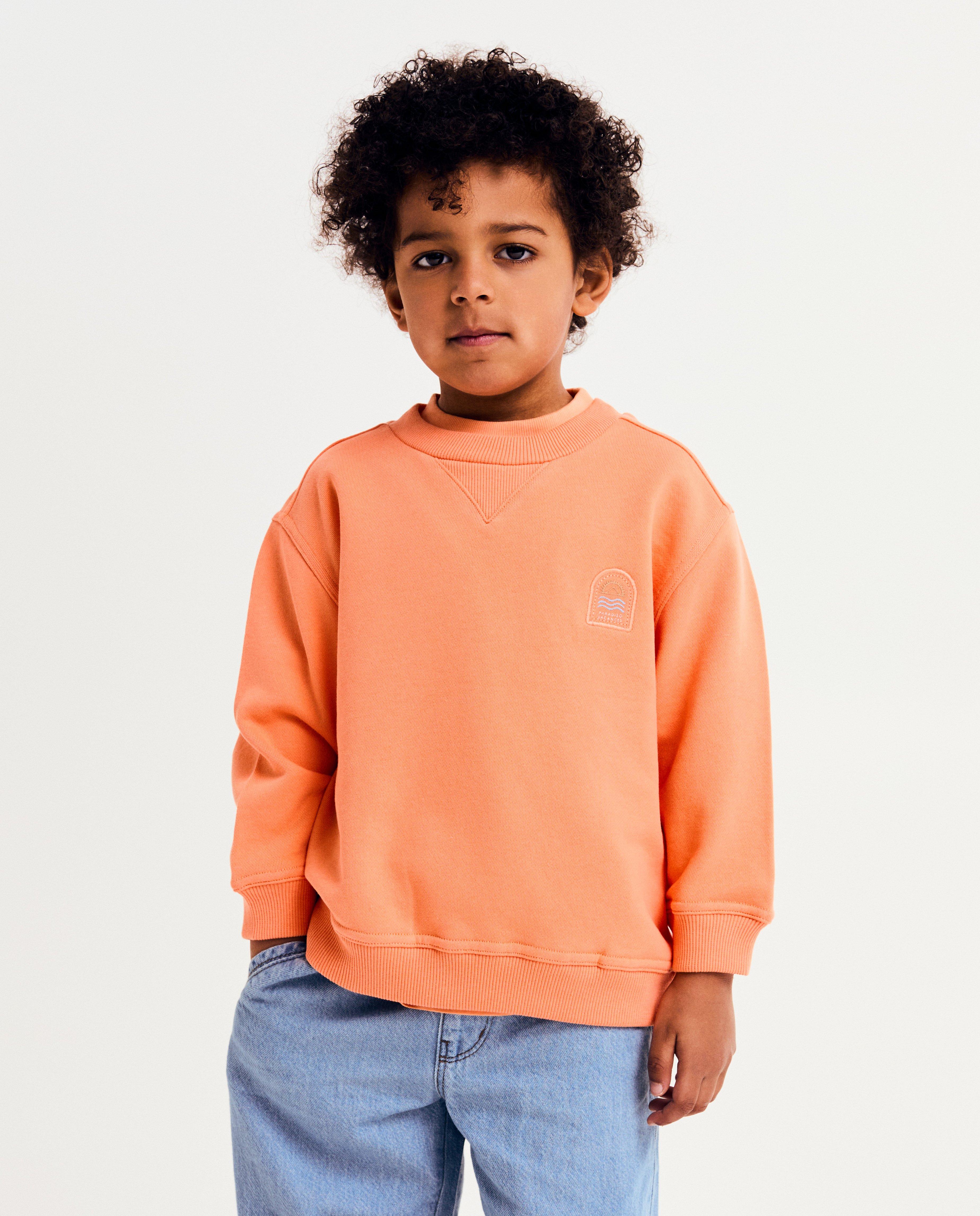 Sweater met kleine rubberprint - null - Maya