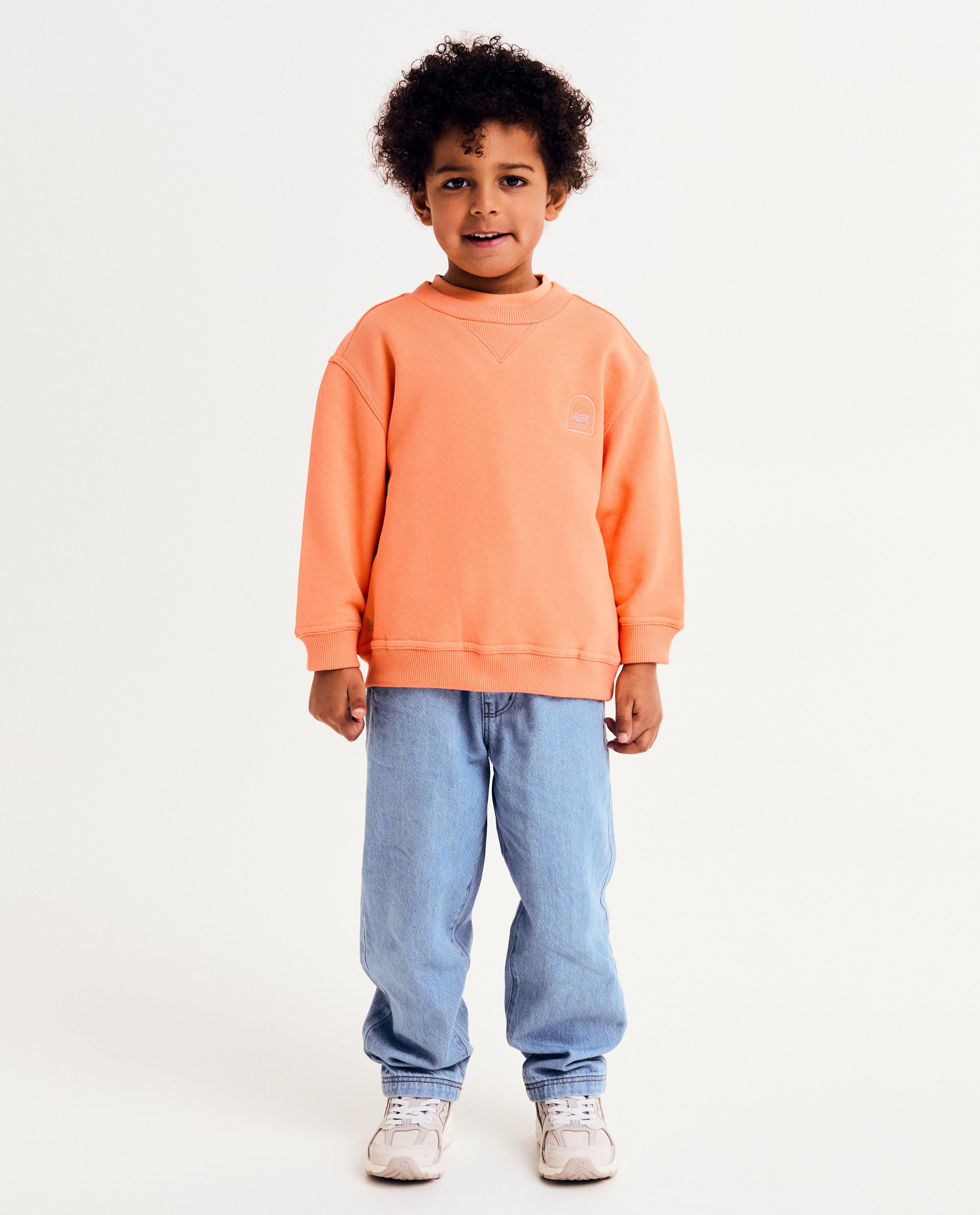 Sweaters - Sweater met kleine rubberprint