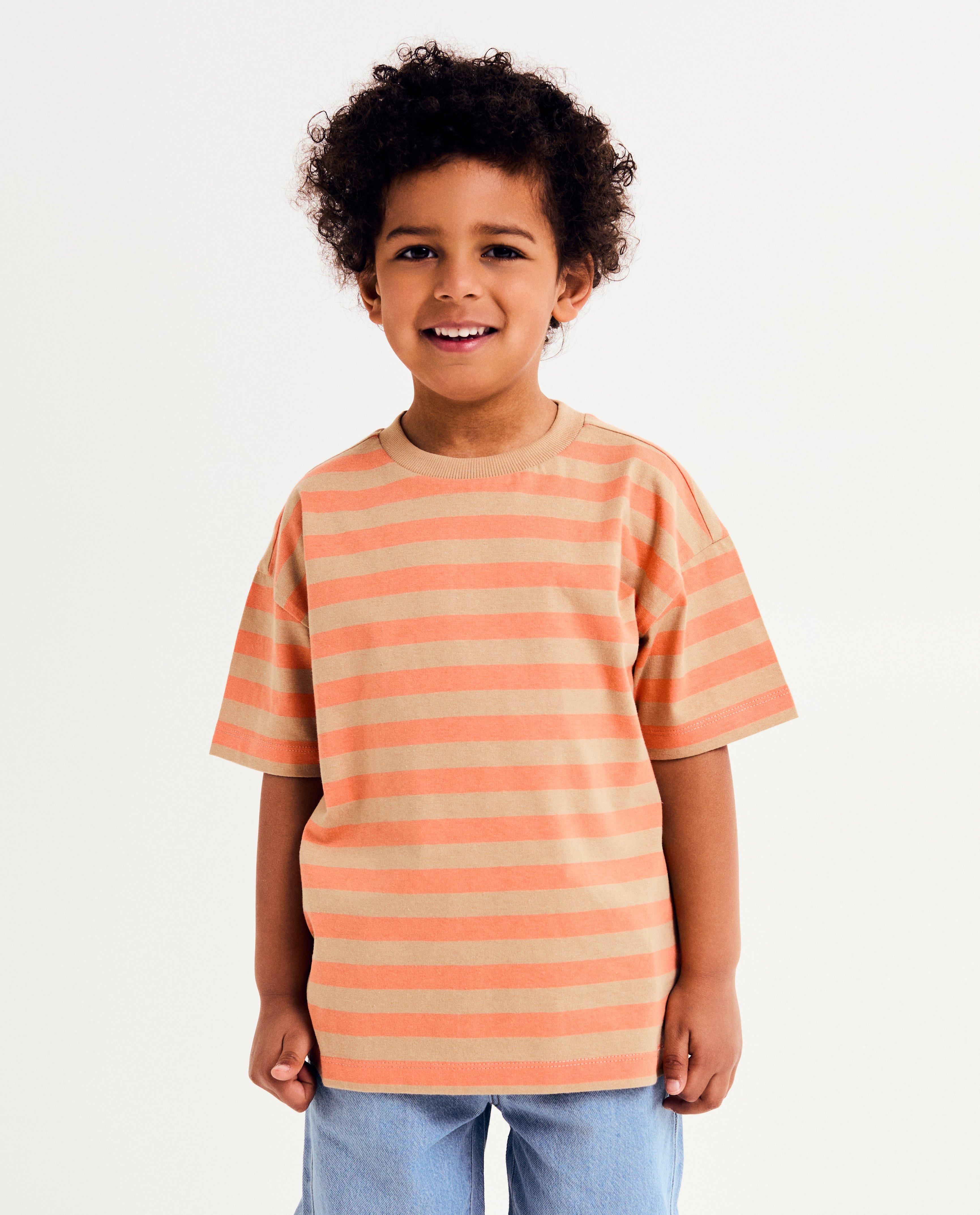 T-shirt met strepen - null - Maya