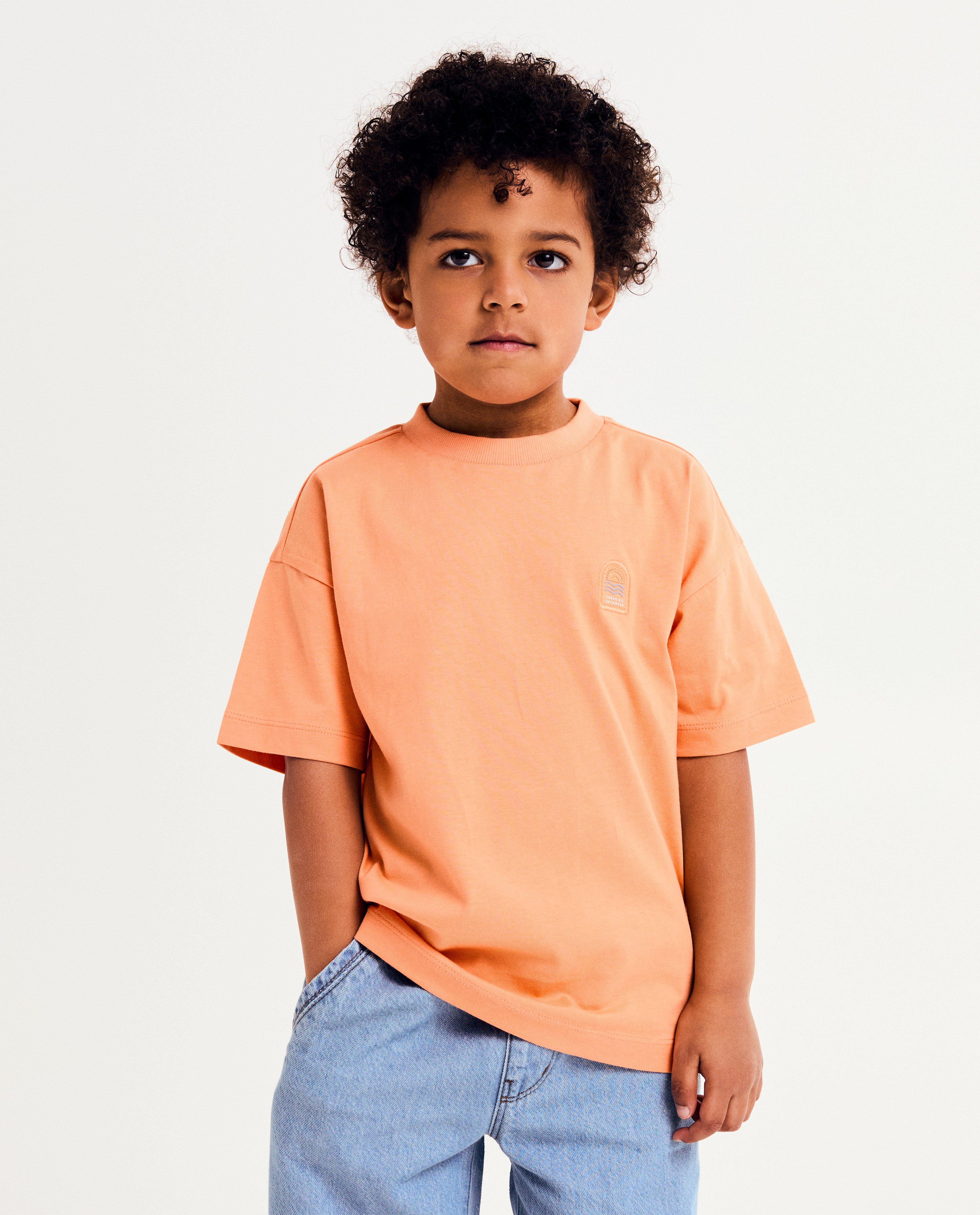 T-shirt met kleine rubberprint - null - Maya