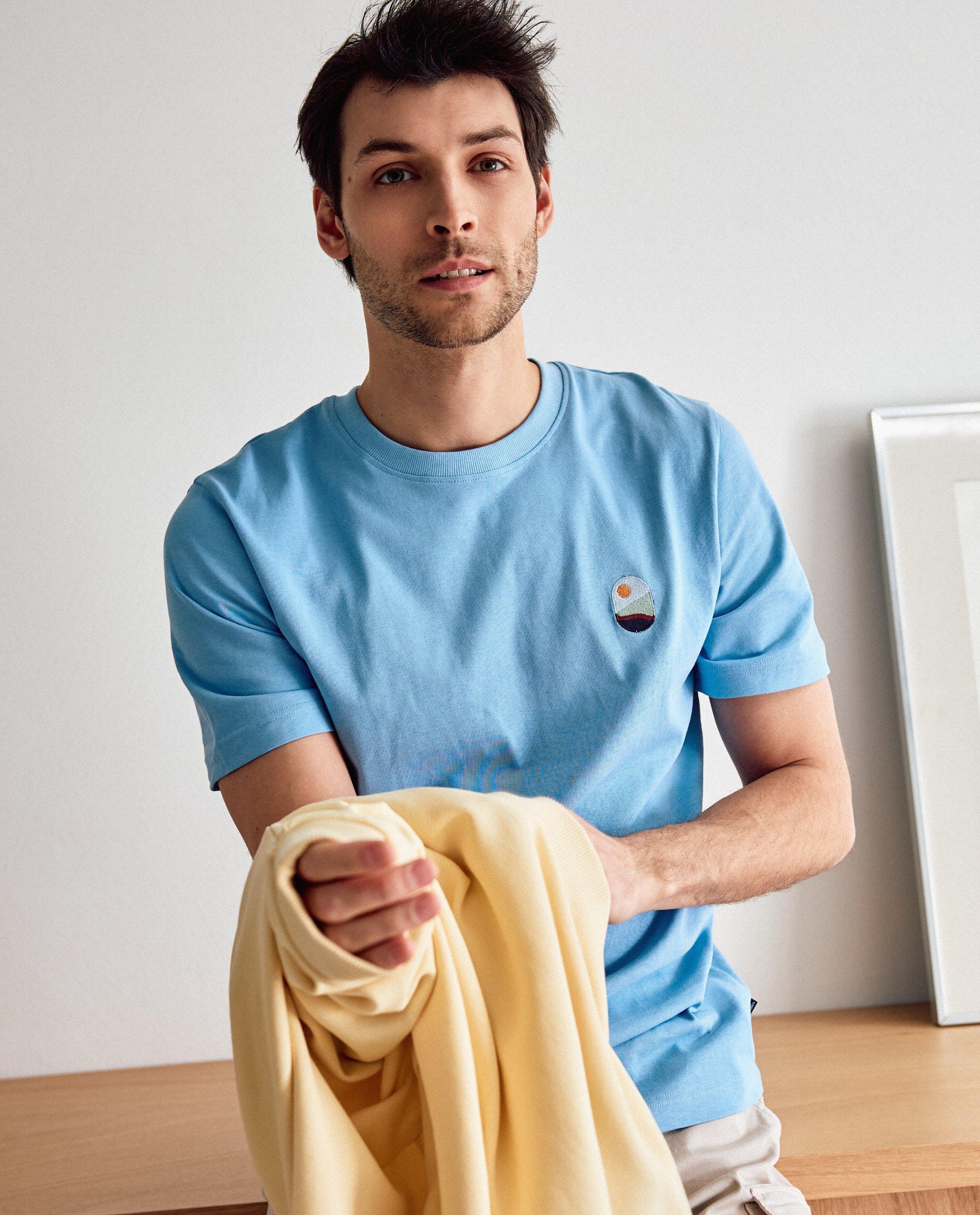 T-shirt met geborduurde figuur